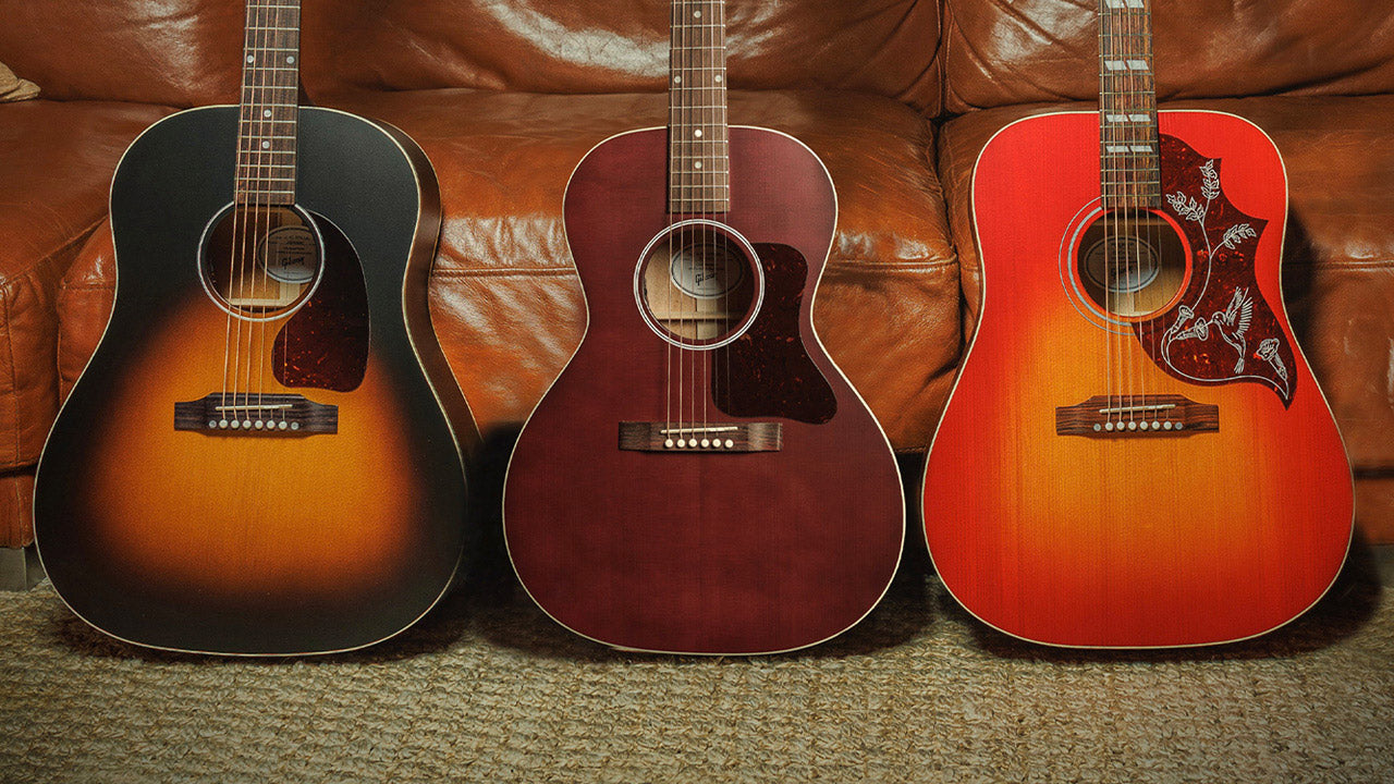 Meet the Gibson Acoustic Specials—a J-45, L-00 & Hummingbird with