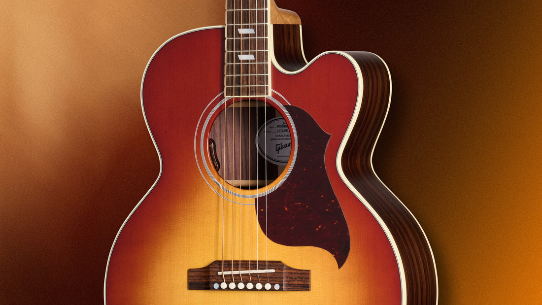 Banner Image For The compact and cutaway-equipped Gibson Parlor Rosewood EC arrives with a splash