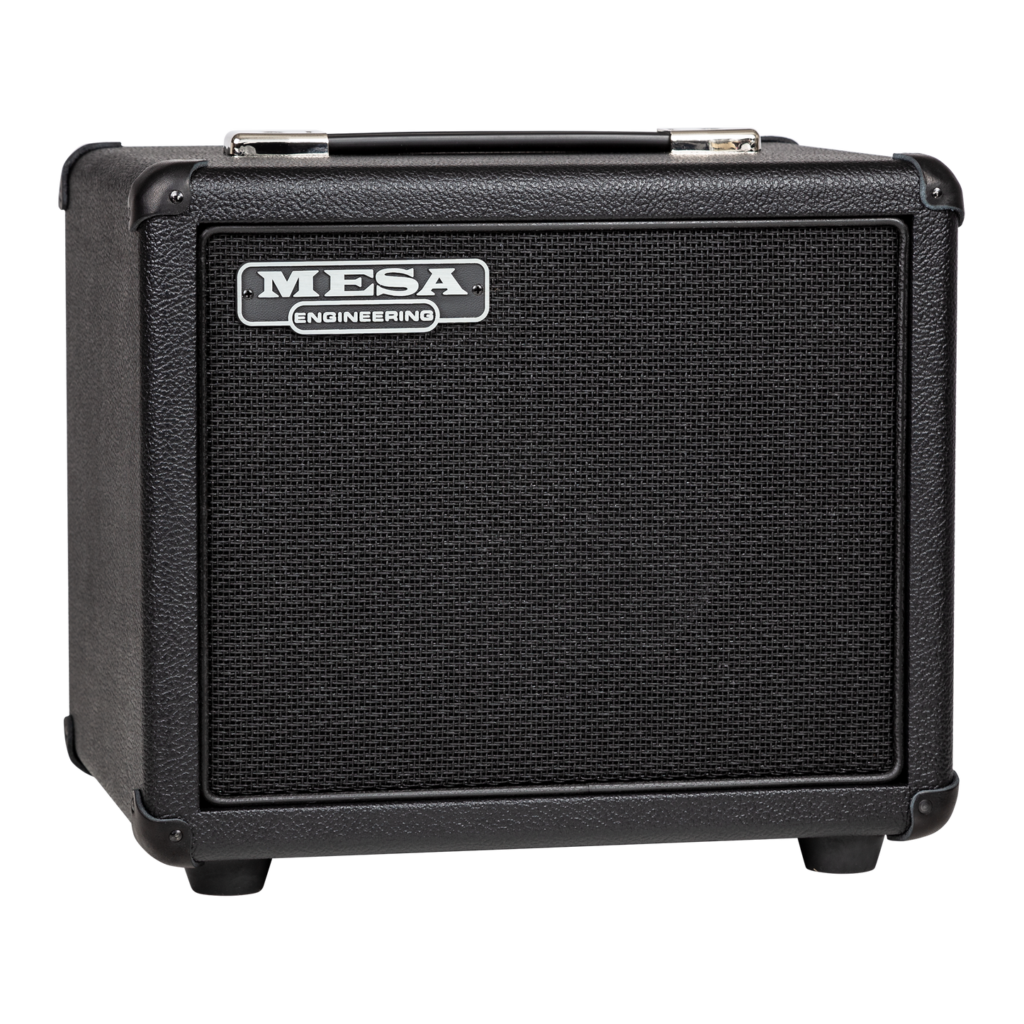 Mesa/Boogie 1x10 Rectifier Cabinet, Black Bronco Vinyl with Black Jute Grille & Black Piping Cabinet Mesa/Boogie