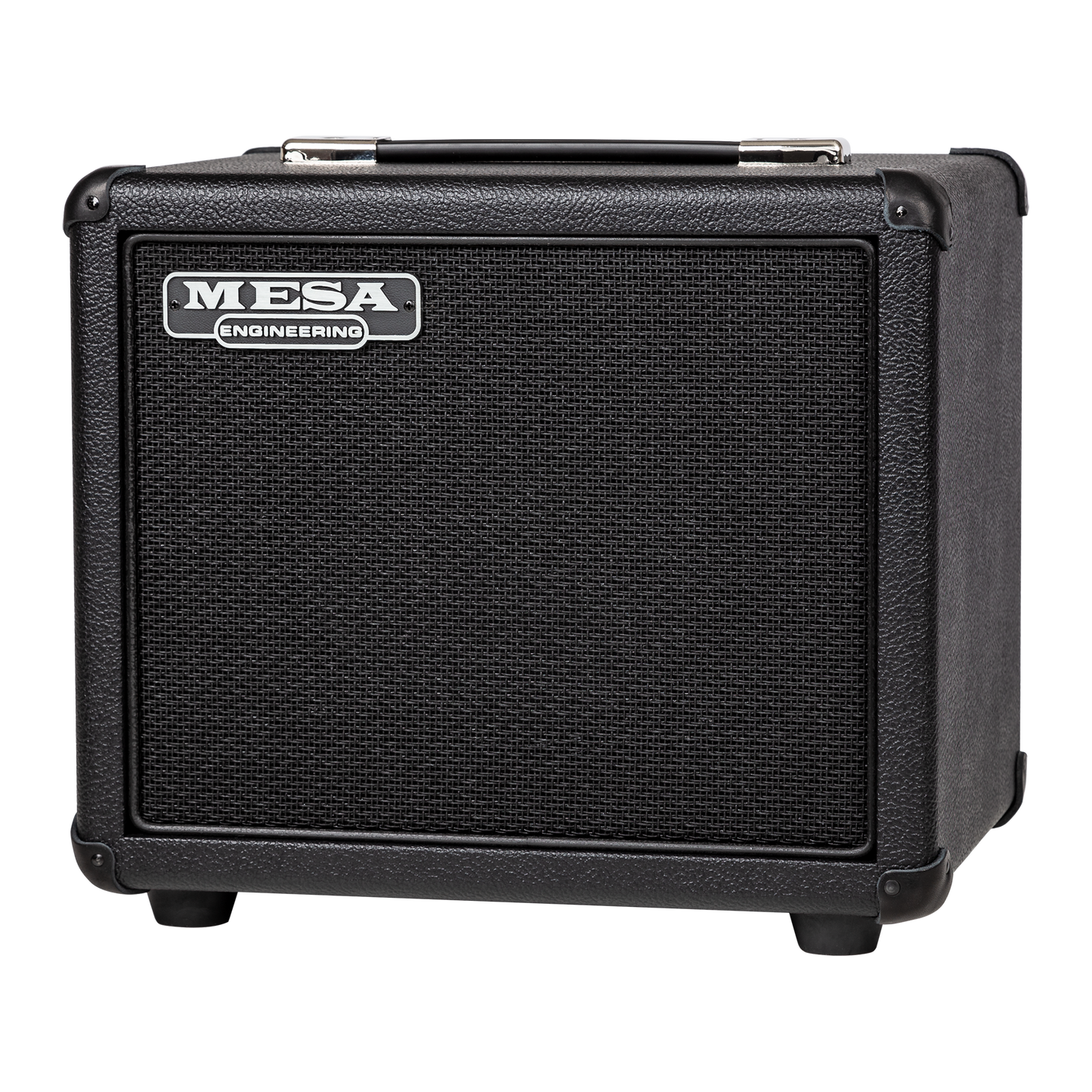 Mesa/Boogie 1x10 Rectifier Cabinet, Black Bronco Vinyl with Black Jute Grille & Black Piping Cabinet Mesa/Boogie