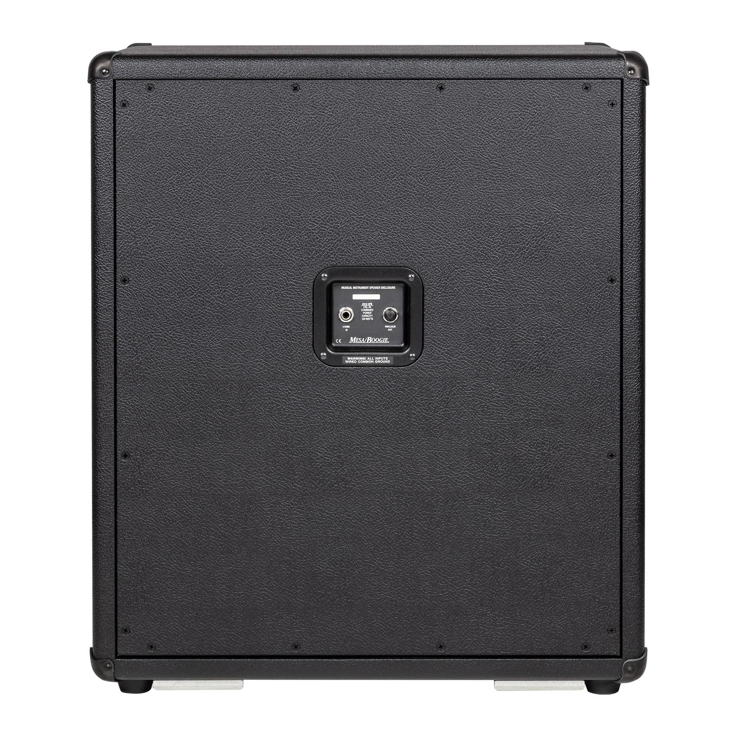 Mesa/Boogie 2x12 Rectifier Diagonal Cabinet, Black Bronco Vinyl with Black Jute Grille & Black Piping Cabinet Mesa/Boogie