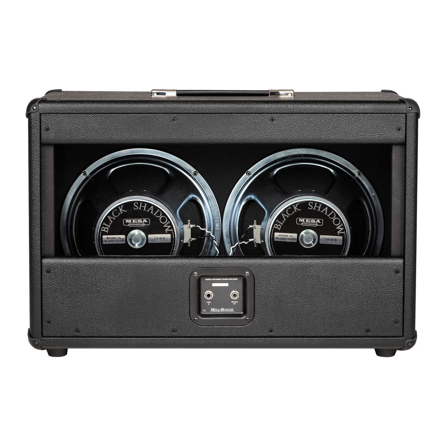 Mesa/Boogie 2x12 Boogie Open Back Cabinet, Black Bronco Cabinet Mesa/Boogie