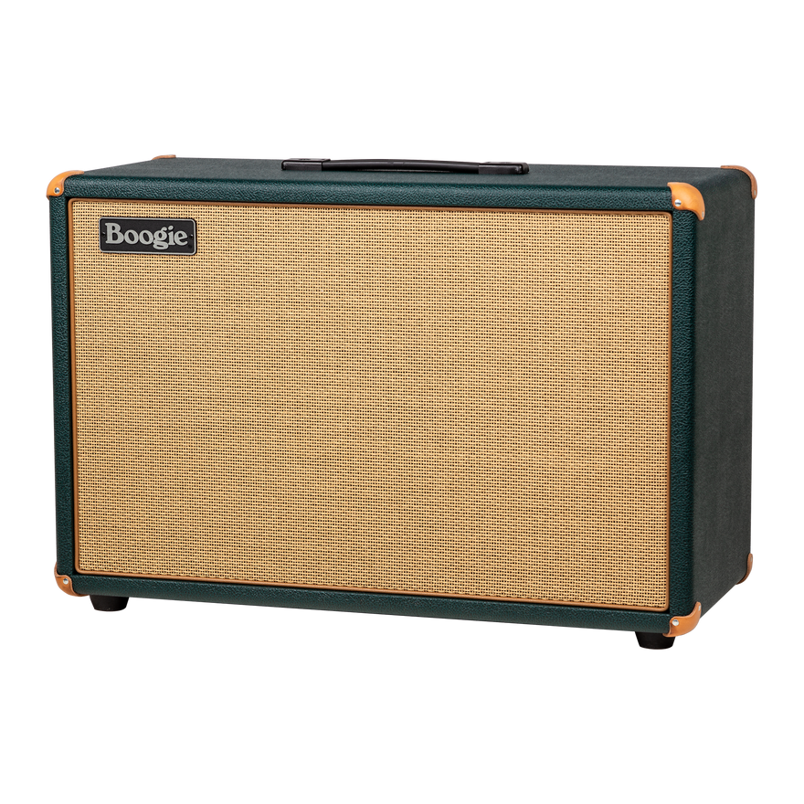 Mesa/Boogie Custom Configured 2x12 Boogie Open Back Cabinet, Emerald Bronco, Custom Speakers Cabinet Mesa/Boogie
