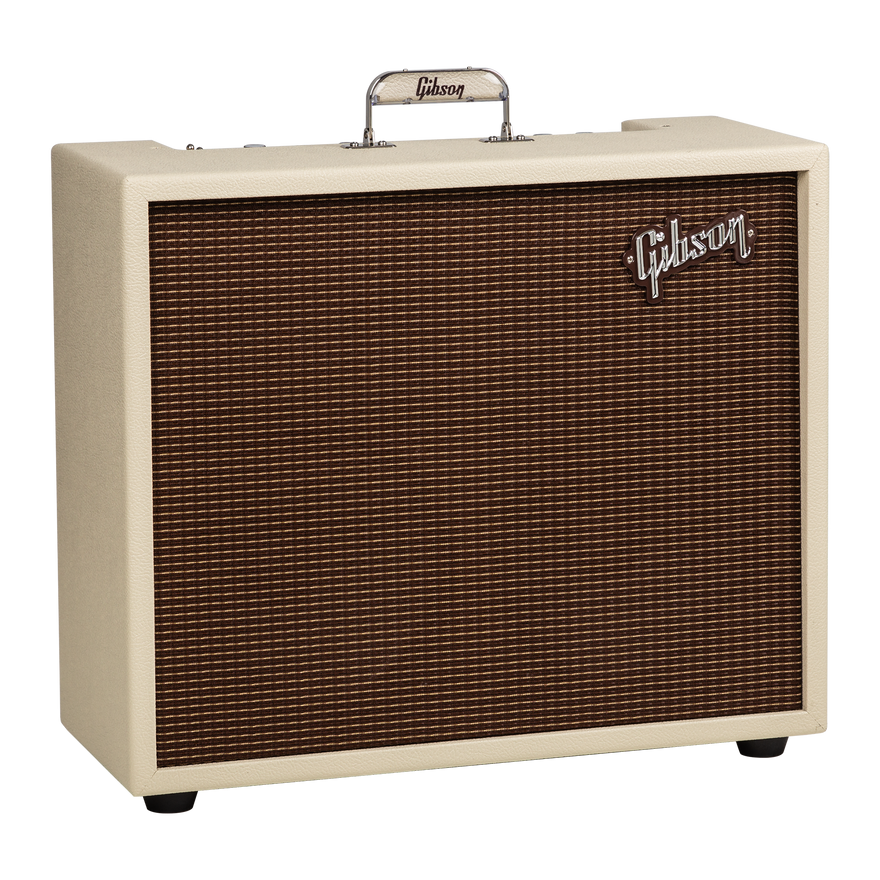 Gibson Dual Falcon 20 2x10 Combo, Cream Bronco Vinyl with Oxblood Grille Combo Amplifier Gibson