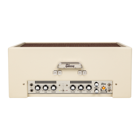 Gibson Dual Falcon 20 2x10 Combo, Cream Bronco Vinyl with Oxblood Grille Combo Amplifier Gibson