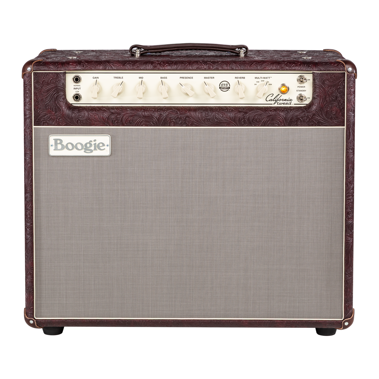 Mesa/Boogie Custom Configured California Tweed 6V6 4:40 1x12 Combo, Wine Buggy Western Combo Amplifier Mesa/Boogie