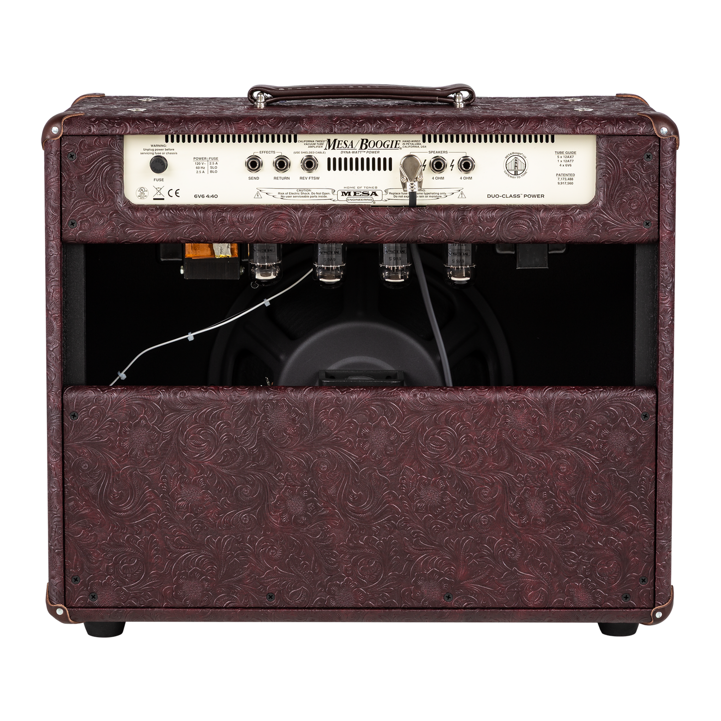 Mesa/Boogie Custom Configured California Tweed 6V6 4:40 1x12 Combo, Wine Buggy Western Combo Amplifier Mesa/Boogie