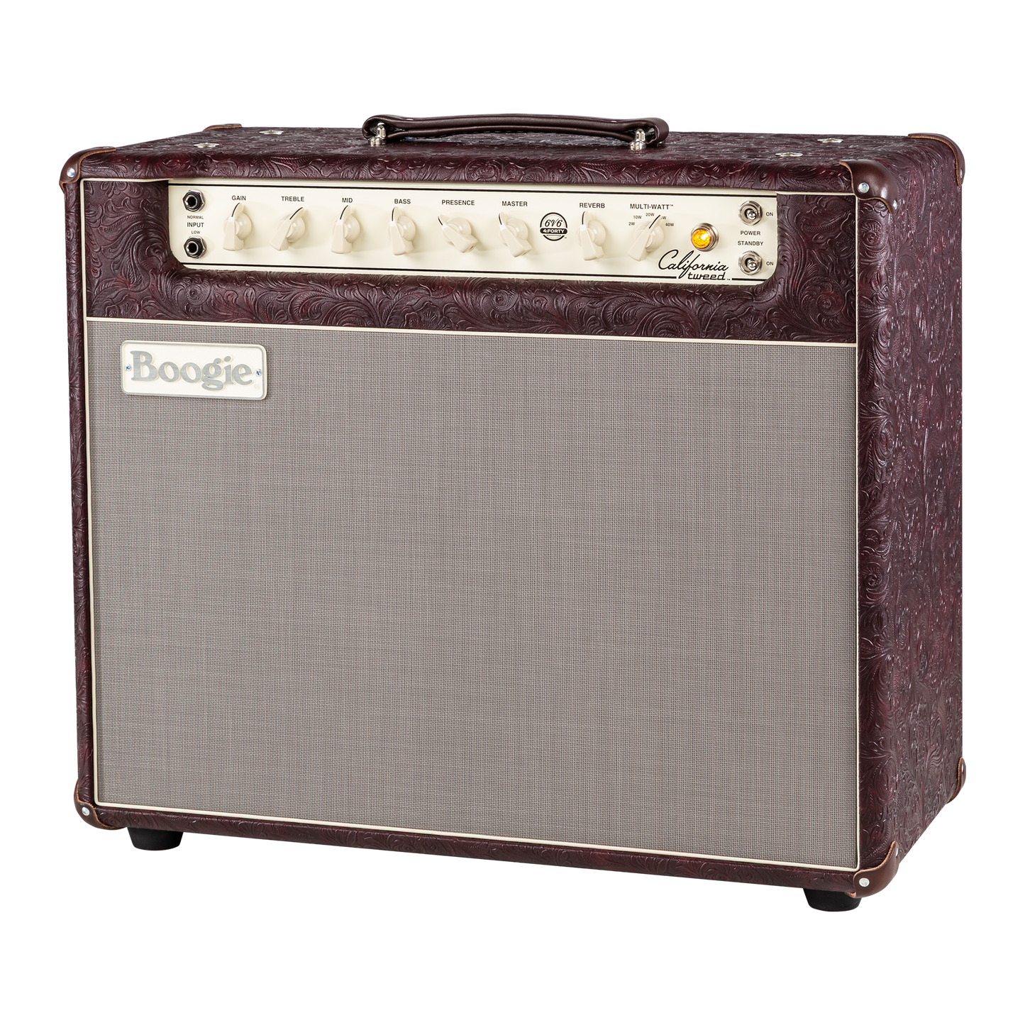 Mesa/Boogie Custom Configured California Tweed 6V6 4:40 1x12 Combo, Wine Buggy Western Combo Amplifier Mesa/Boogie