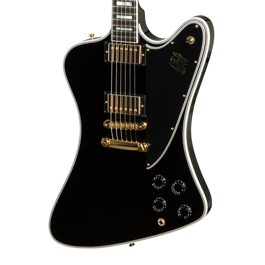 Gibson Custom Firebird Custom, Ebony, Gloss Electric Guitar Gibson Custom