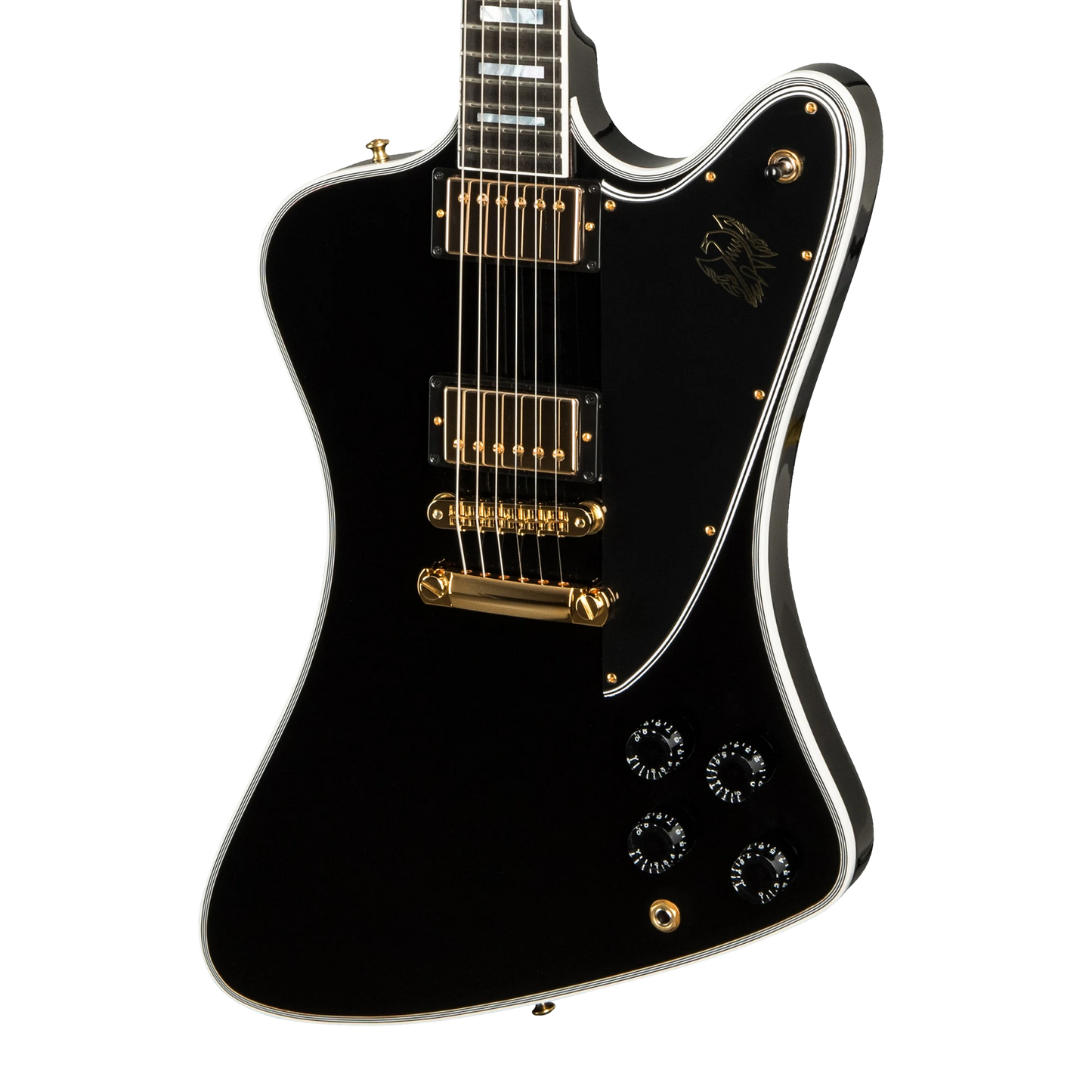 Gibson Custom Firebird Custom, Ebony, Gloss Electric Guitar Gibson Custom
