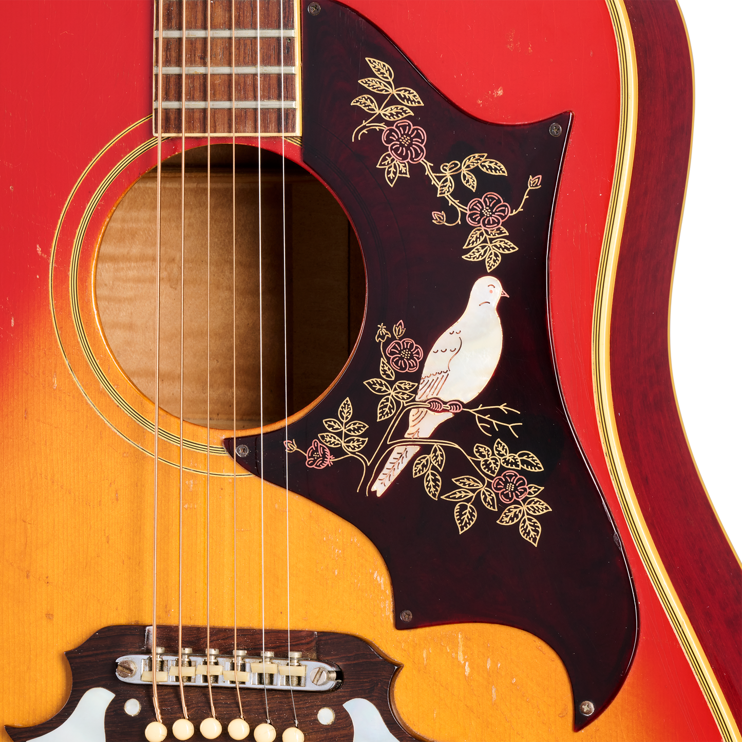 Gibson Certified Vintage 1968 Gibson Dove, Heritage Cherry Sunburst Acoustic Guitar Gibson Certified Vintage