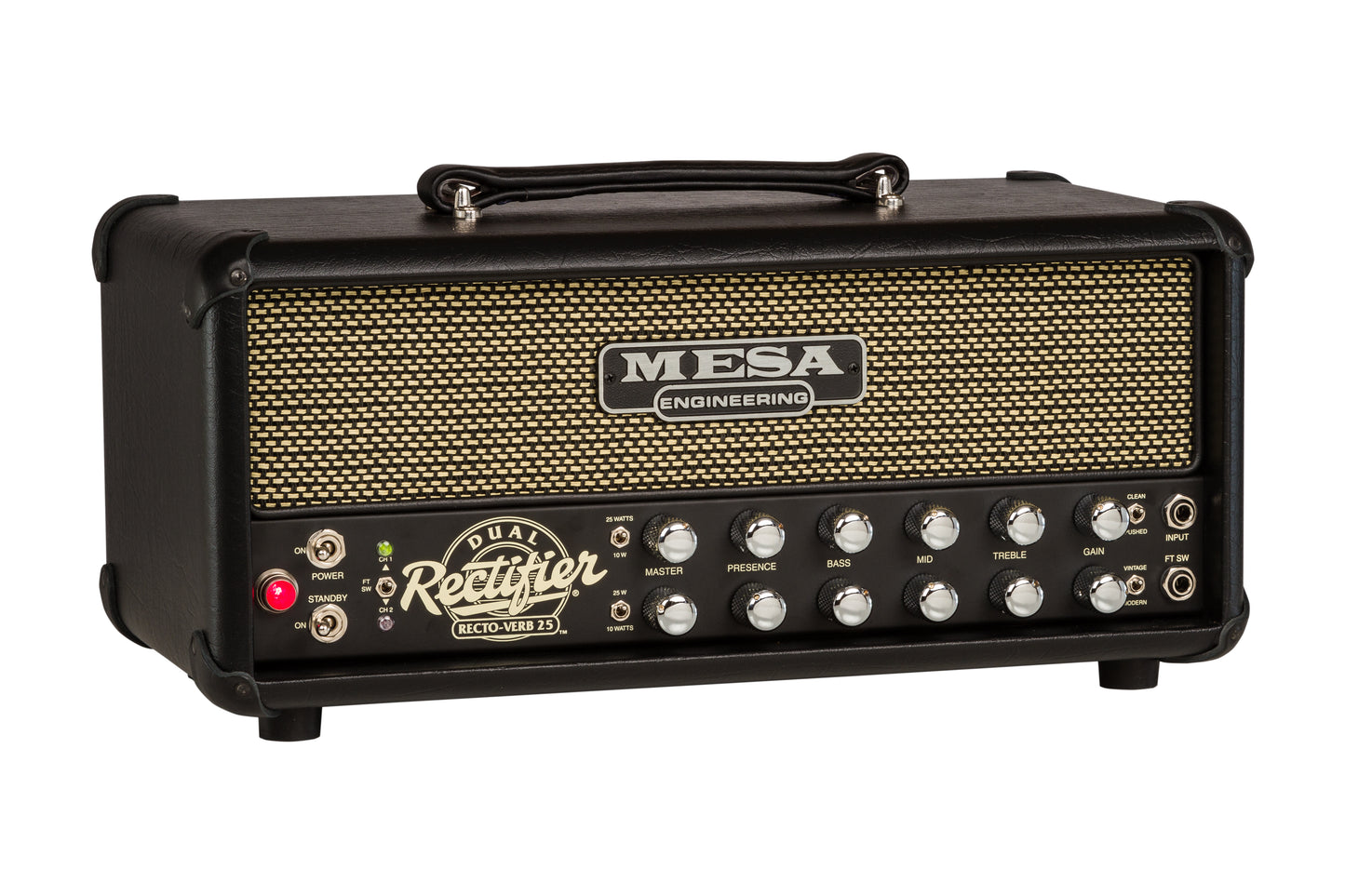Mesa/Boogie Recto-Verb 25 Head, Black Taurus Head Mesa/Boogie