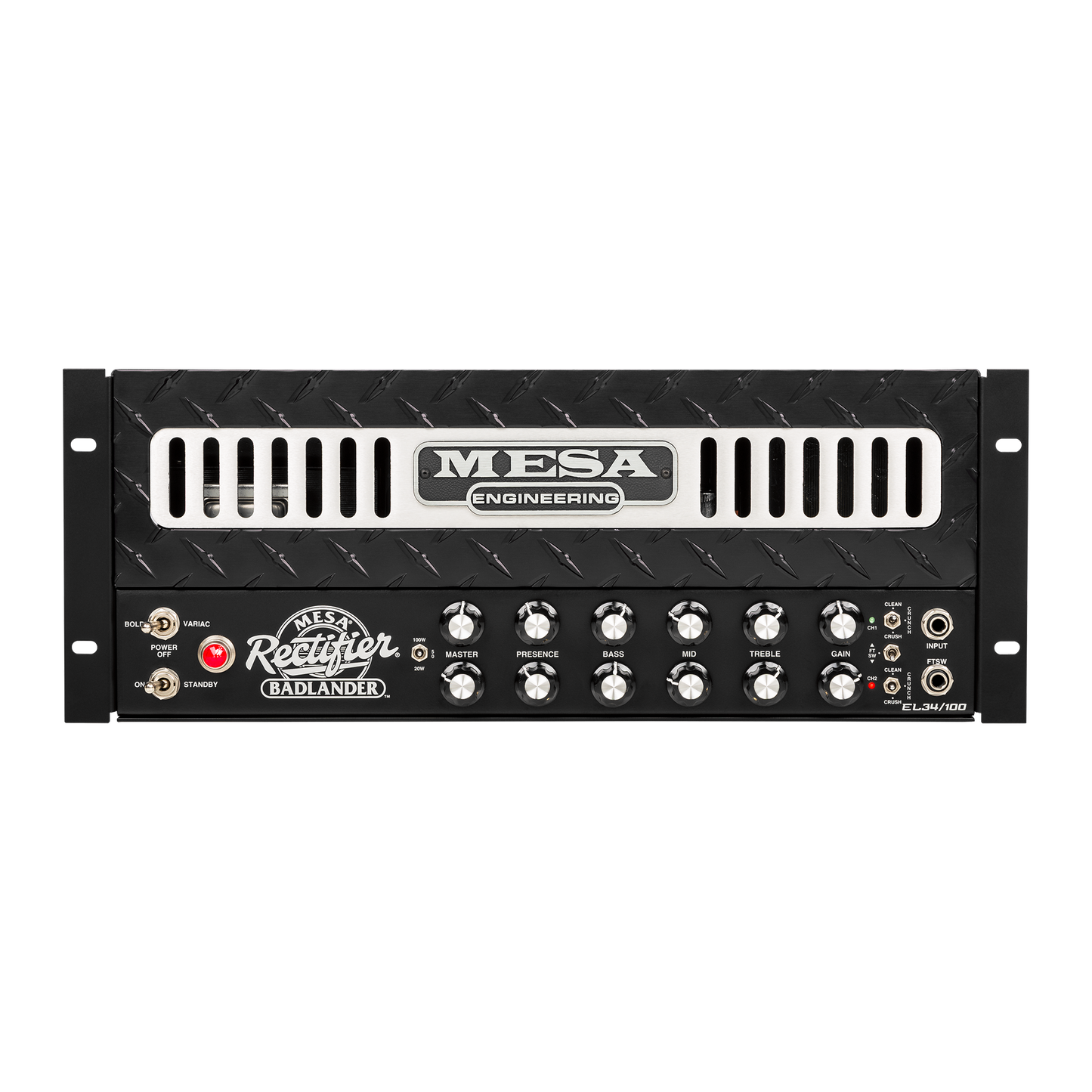 Mesa/Boogie Badlander 100 Rackmount Head, EU Head Mesa/Boogie