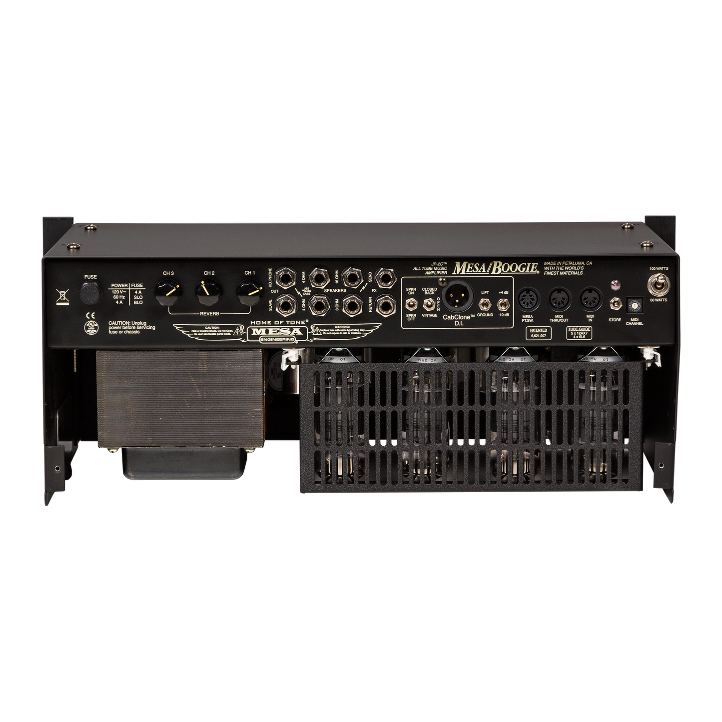 Mesa/Boogie JP-2C Rackmount, Black Head Mesa/Boogie