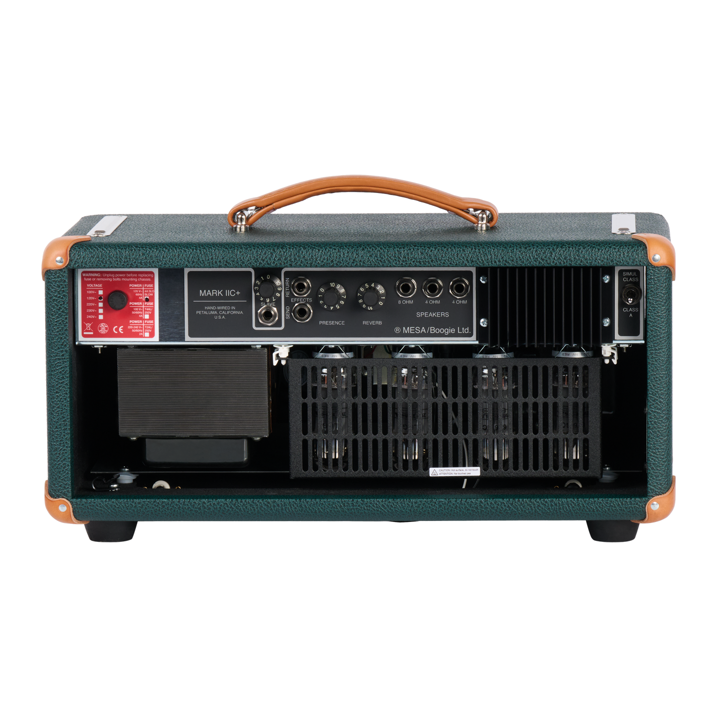 Mesa/Boogie Custom Configured Mark IIC+ Head, Emerald Bronco