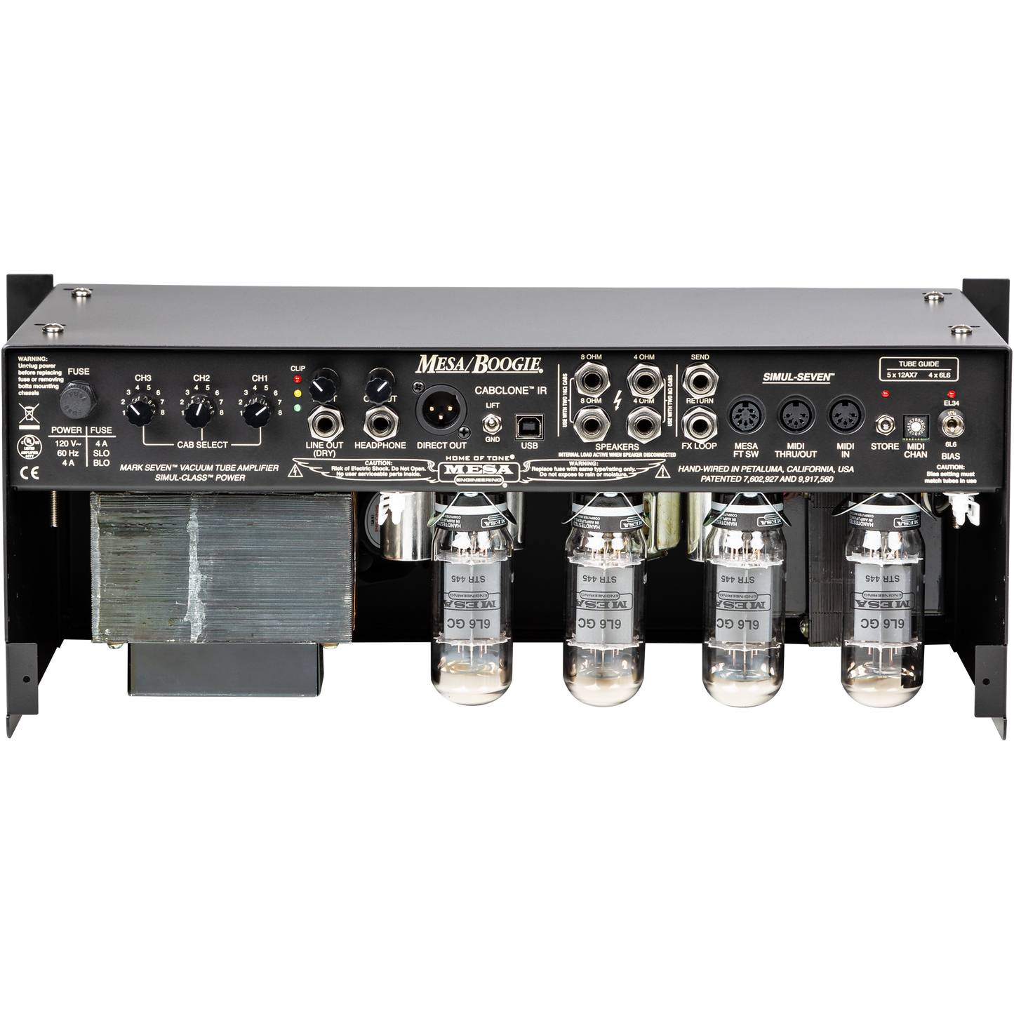 Mesa/Boogie Mark VII Rackmount Head, UK, Black Head Mesa/Boogie