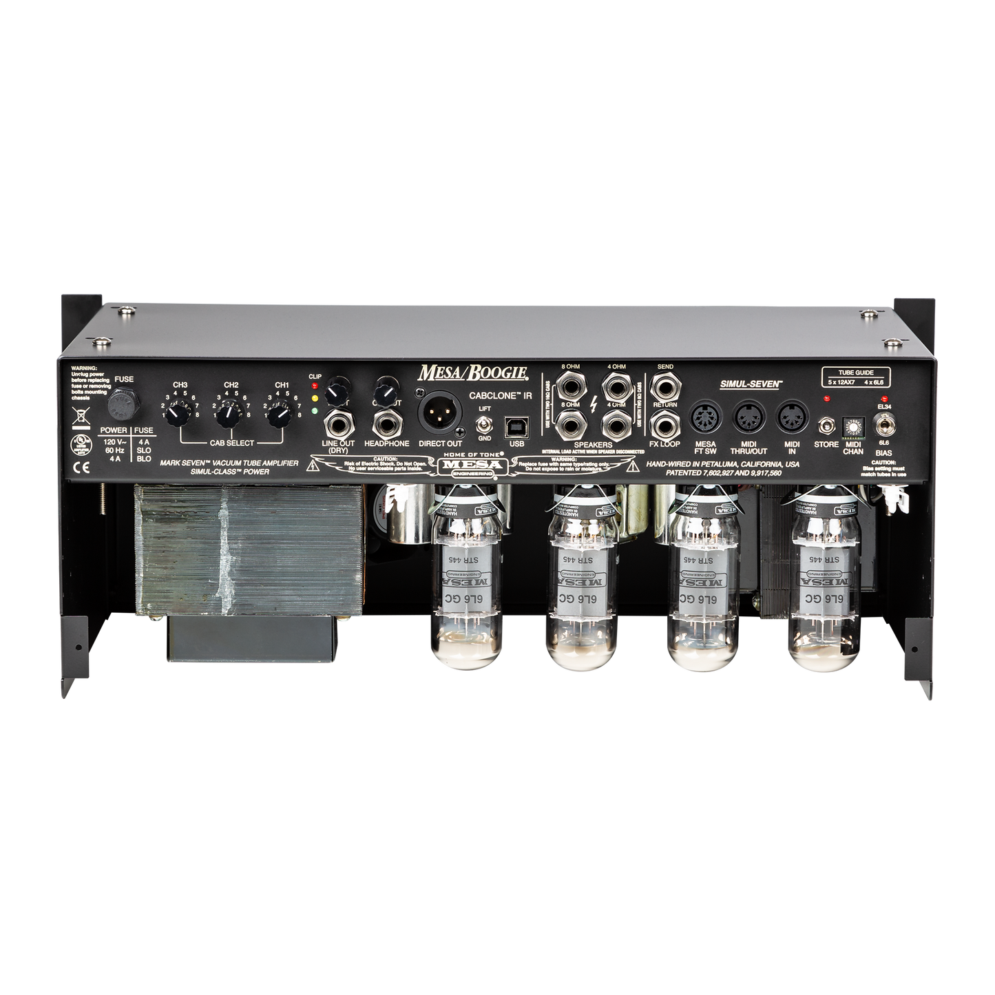 Mesa/Boogie Mark VII Rackmount Head, Black Head Mesa/Boogie