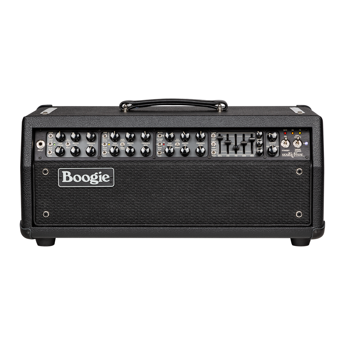 Mesa/Boogie Mark V Medium Head, Black Bronco Head Mesa/Boogie