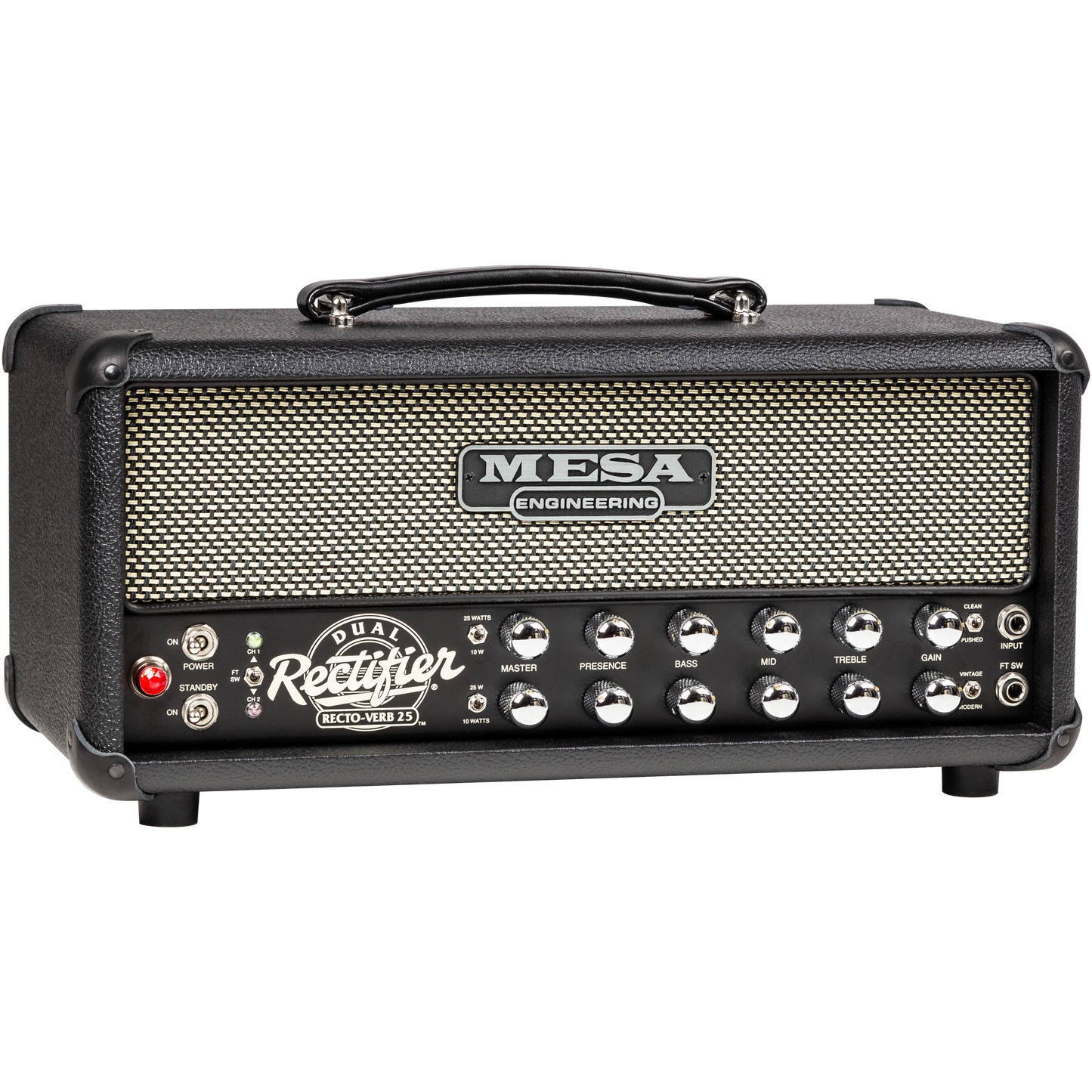 Mesa/Boogie Recto-Verb 25 Head, Black Bronco, UK Head Mesa/Boogie