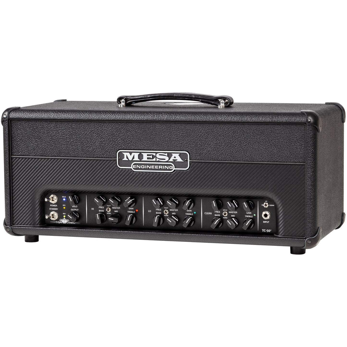 Mesa/Boogie Triple Crown 50 Head, Black Bronco, EU Head Mesa/Boogie