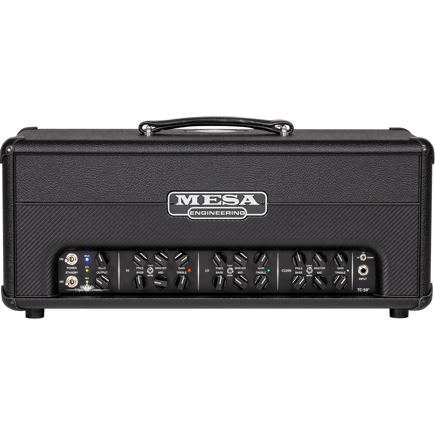 Mesa/Boogie Triple Crown 50 Head, Black Bronco, EU Head Mesa/Boogie