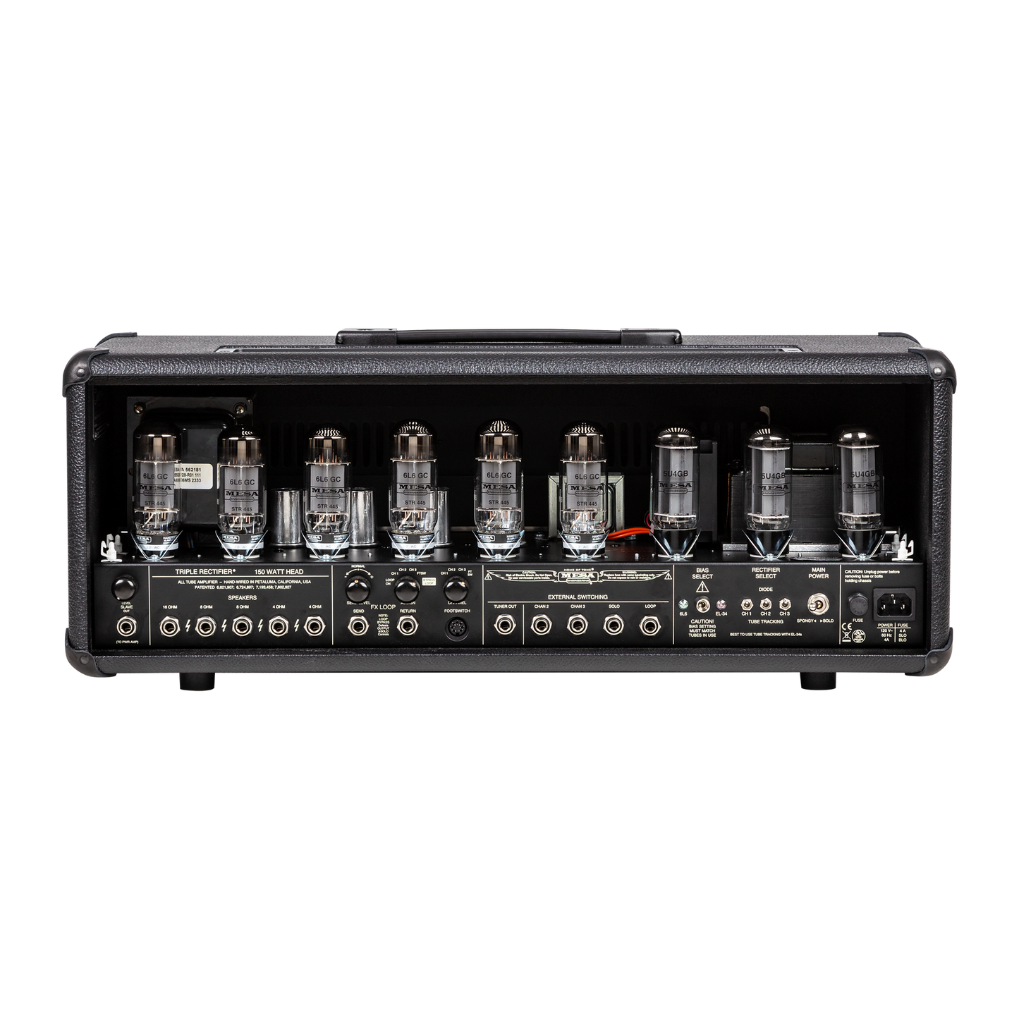 Mesa/Boogie Triple Rectifier Head, Black Bronco, EU Head Mesa/Boogie