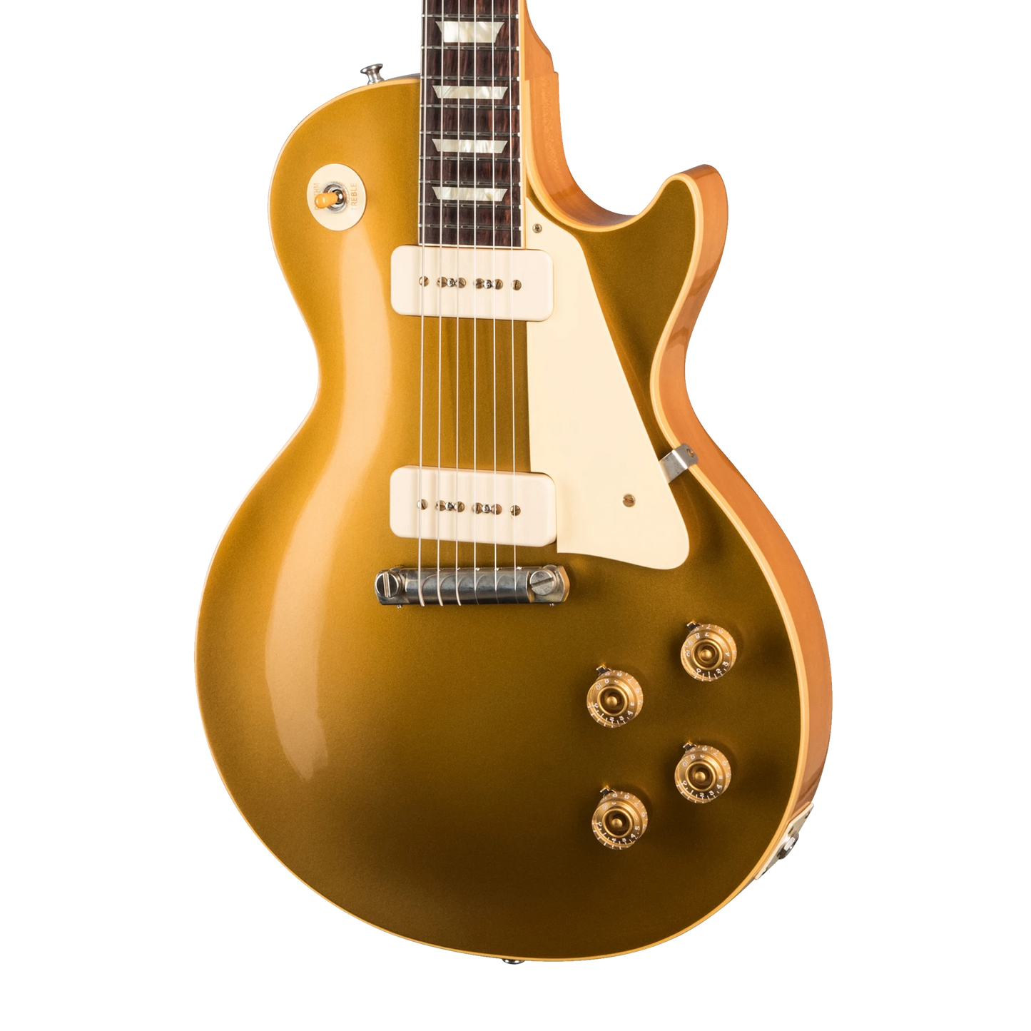 Gibson Custom 1954 Les Paul Goldtop Reissue VOS, Double Gold Electric Guitar Gibson Custom
