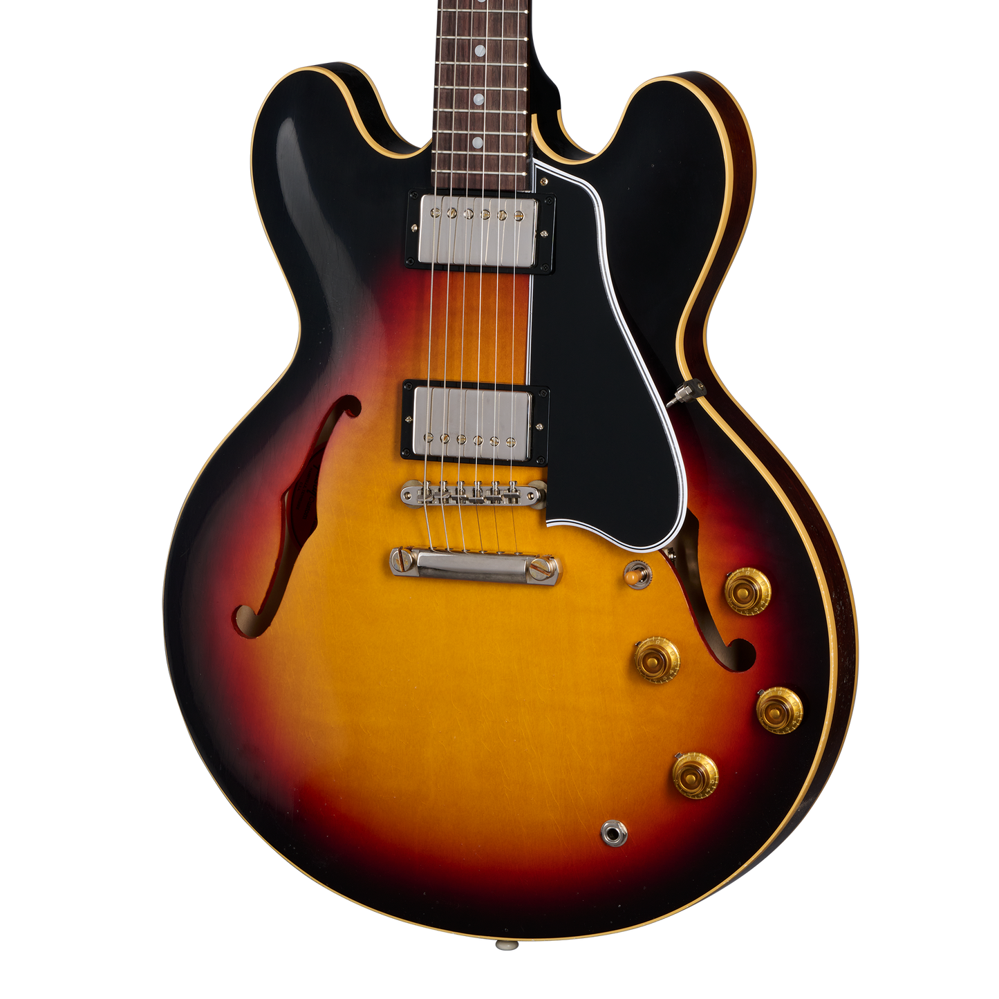 Gibson Custom 1958 ES-335 Reissue, Light Aged, Tri-Burst Electric Guitar Gibson Custom