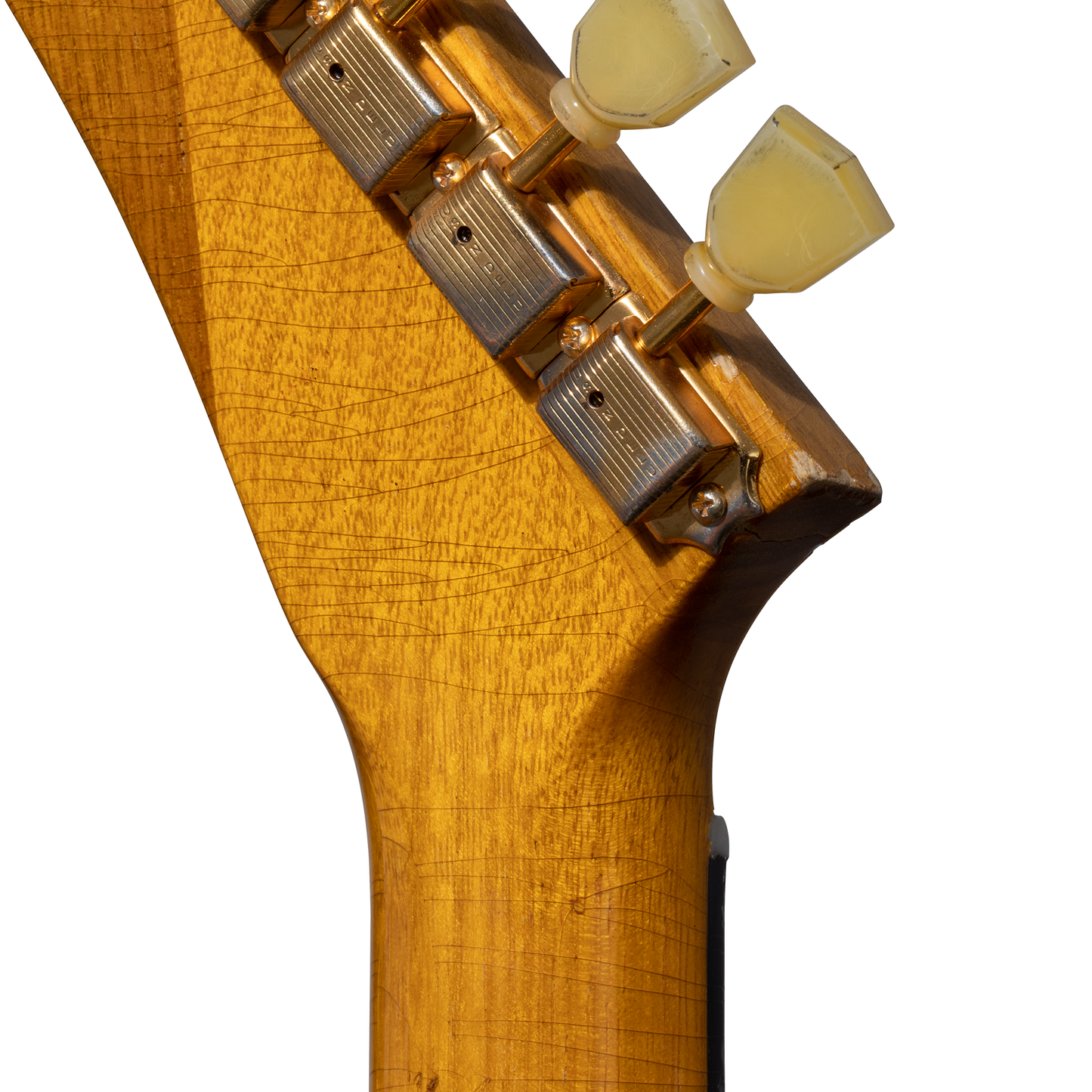 Gibson Custom 58 Korina Explorer Brazilian Rosewood Fingerboard, Aged Natural Electric Guitar Gibson Custom