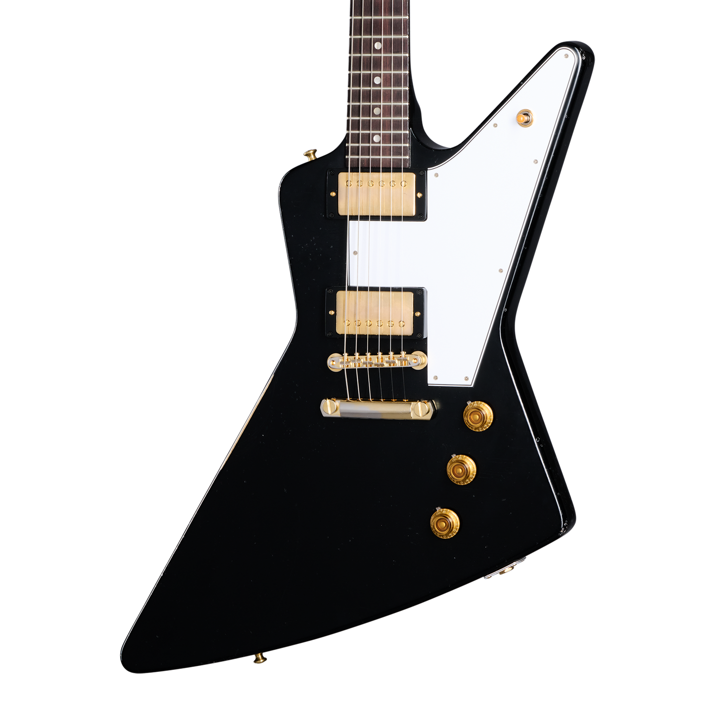 Gibson Custom 1958 Korina Explorer Reissue, Light Aged, Ebony Electric Guitar Gibson Custom