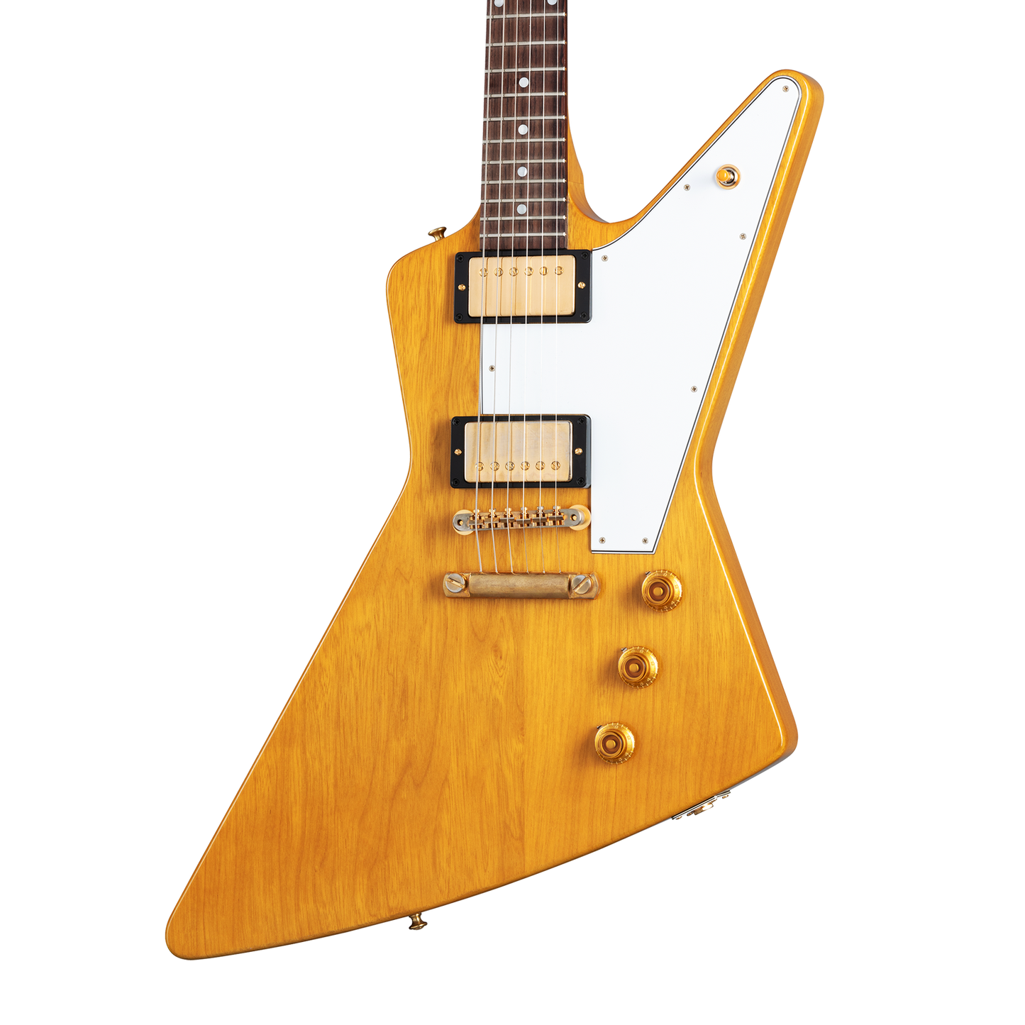 Gibson Custom 1958 Korina Explorer Reissue, VOS, Natural Electric Guitar Gibson Custom