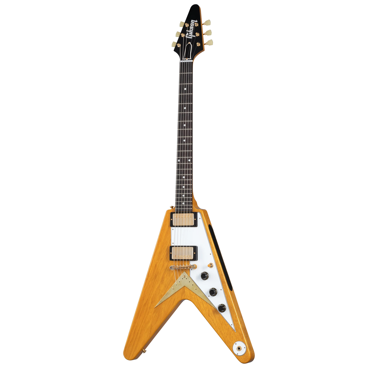 Gibson Custom 1958 Korina Flying V Reissue, Natural Electric Guitar Gibson Custom