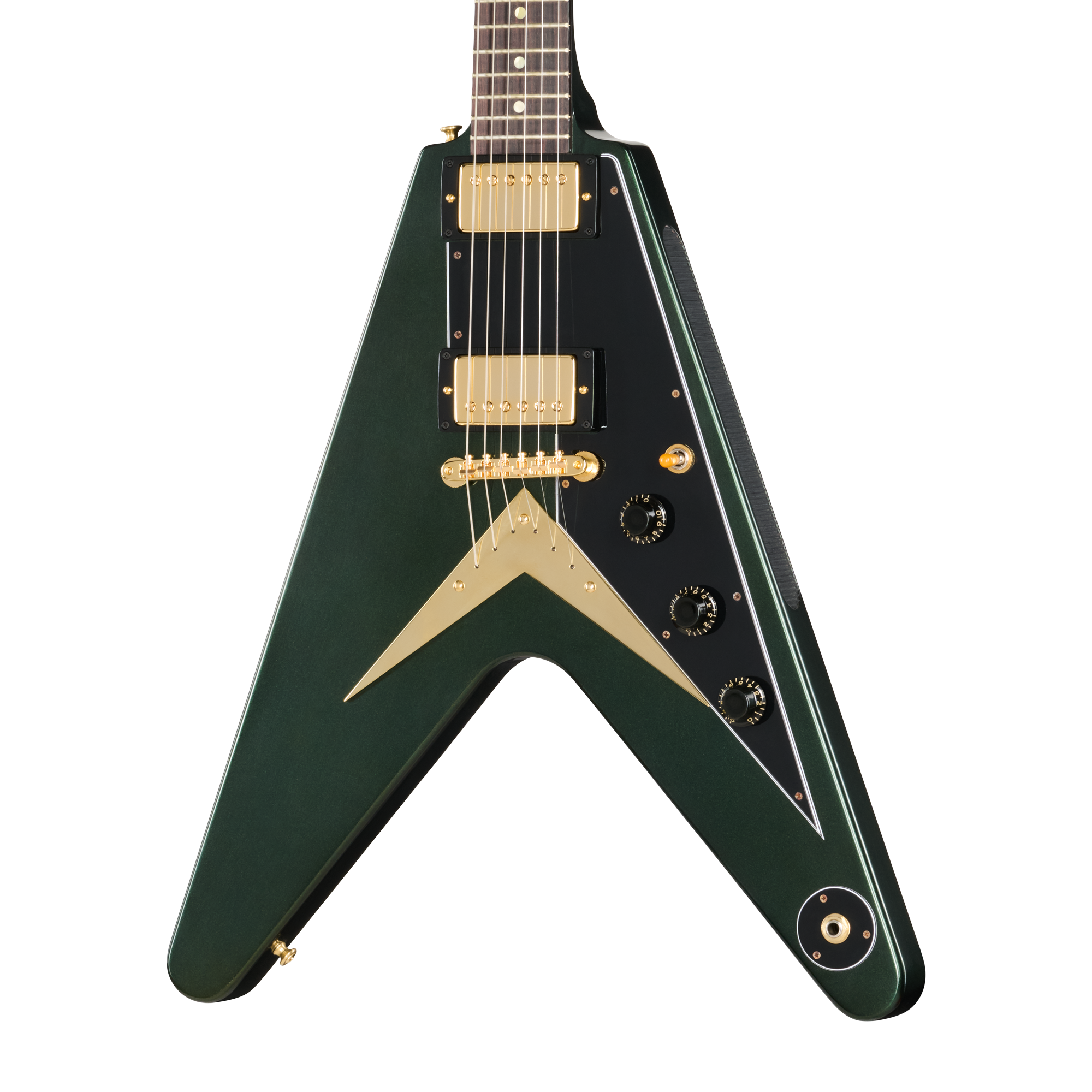 Gibson Custom 1958 Mahogany Flying V Reissue, VOS, British Racing Gree