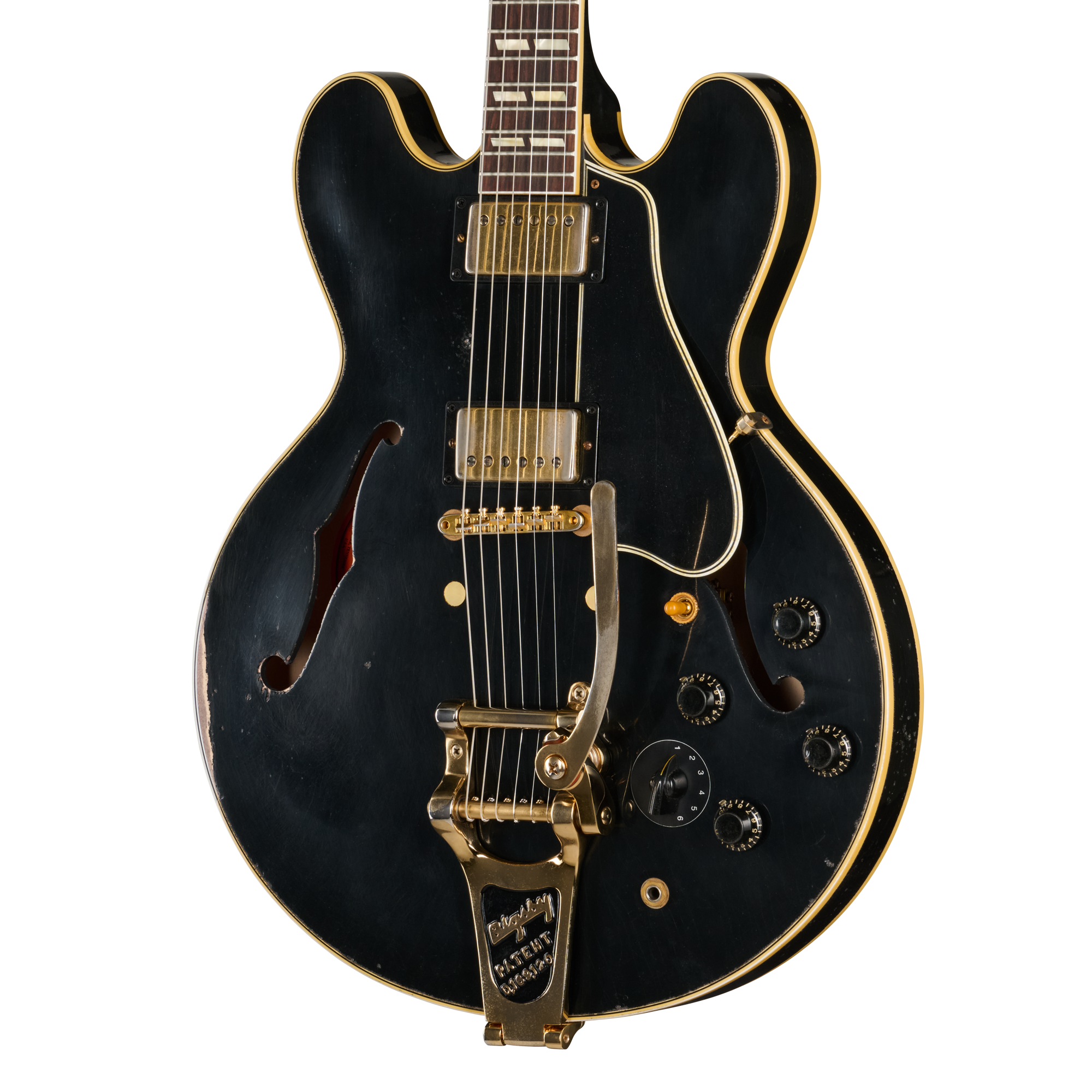 Gibson Custom LE 1959 ES-345 Reissue with Bigsby, Heavy Aged, Ebony