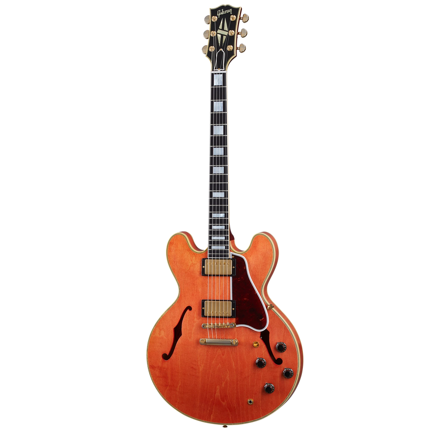 Gibson Custom 1959 ES-355 Reissue, Light Aged, Watermelon Red Electric Guitar Gibson Custom