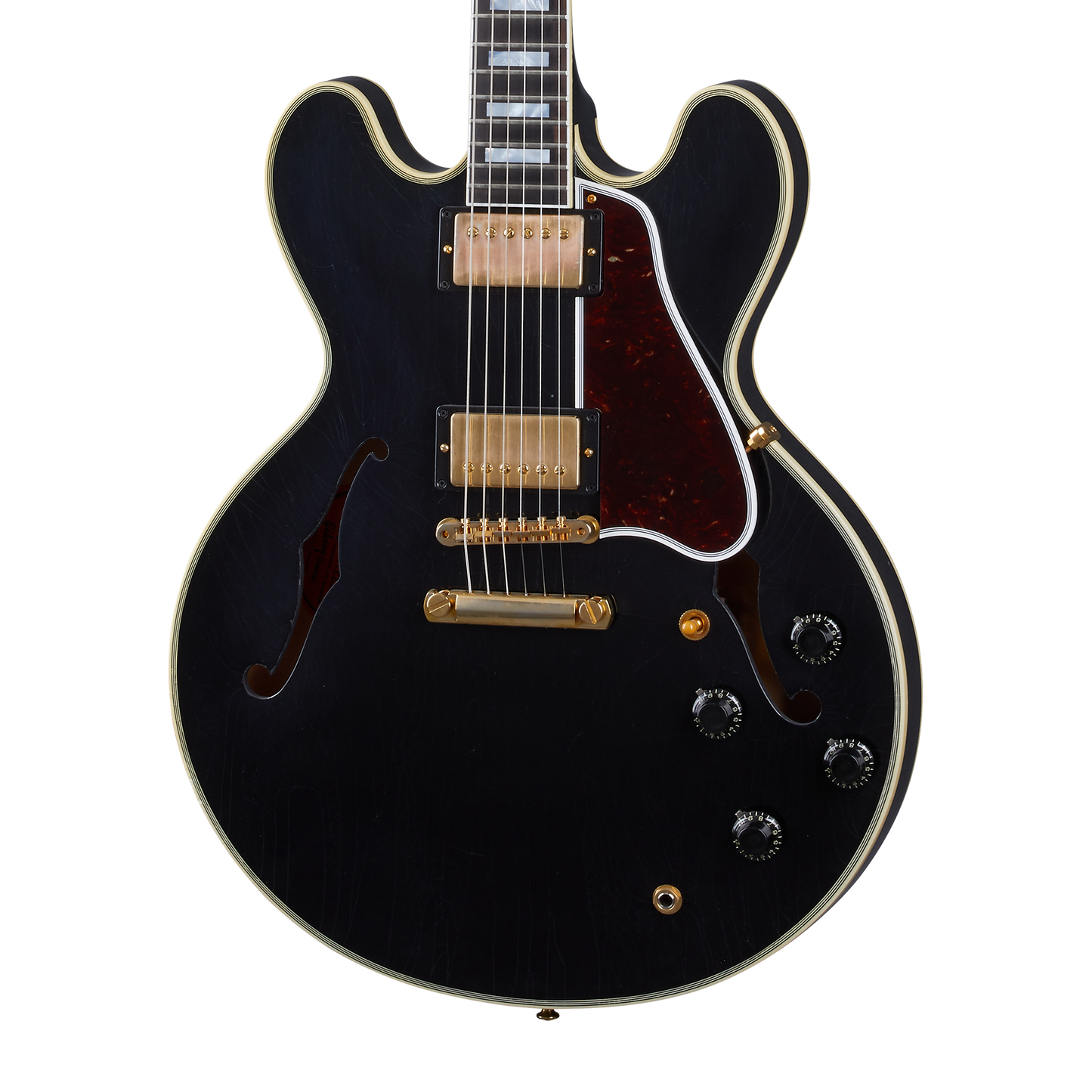 Gibson Custom 1959 ES-355 Reissue, Ultra Light Aged, Ebony Electric Guitar Gibson Custom