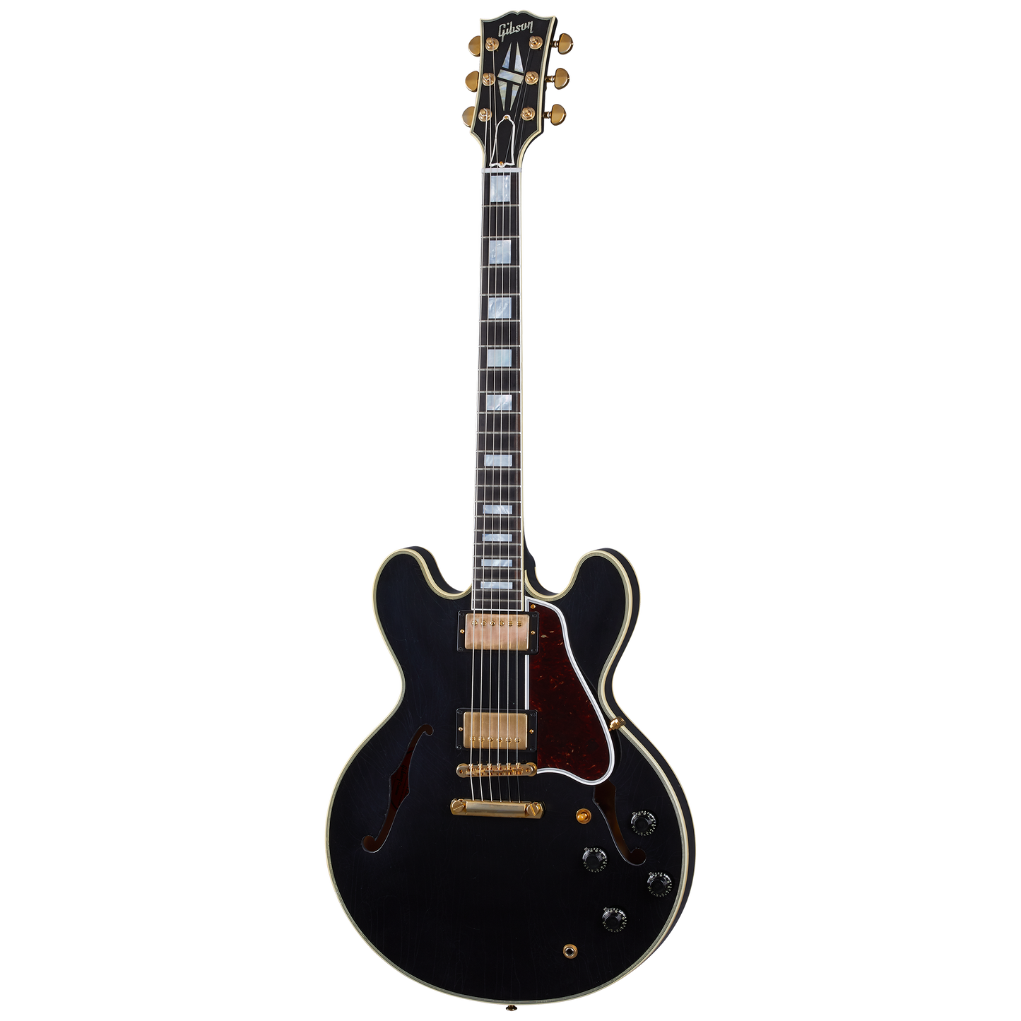 Gibson Custom 1959 ES-355 Reissue, Ultra Light Aged, Ebony Electric Guitar Gibson Custom