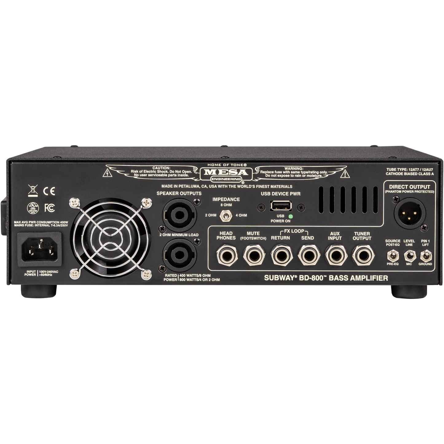 Mesa/Boogie Bass-800D, UK Head Mesa/Boogie