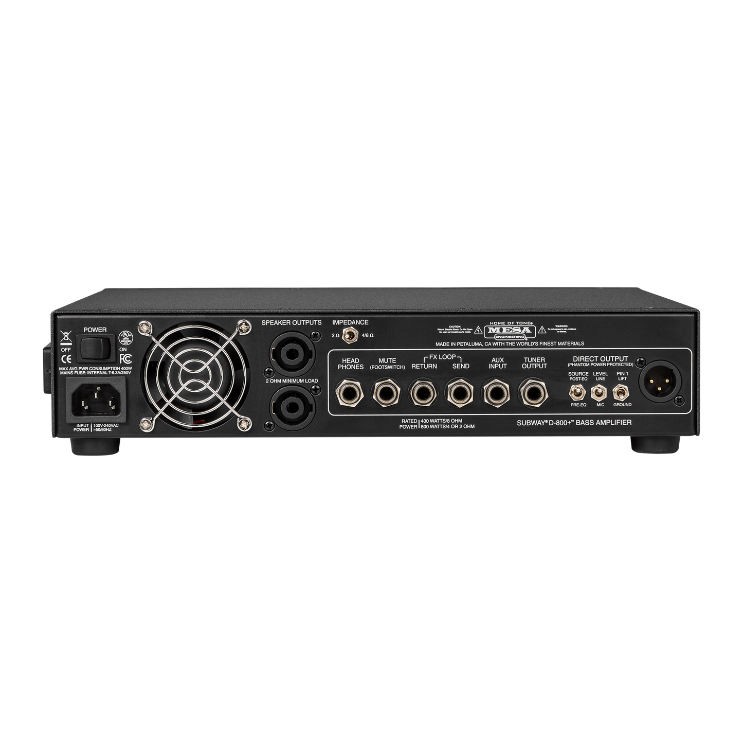 Mesa/Boogie Subway D-800+ Bass Amp (Metal Head), UK Head Mesa/Boogie