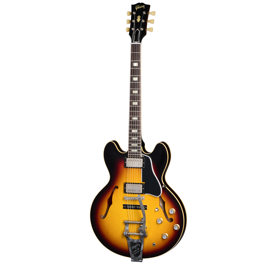 Gibson Custom Slash 1963 ES-335 Collector’s Edition, Vintage Sunburst Electric Guitar Gibson Custom