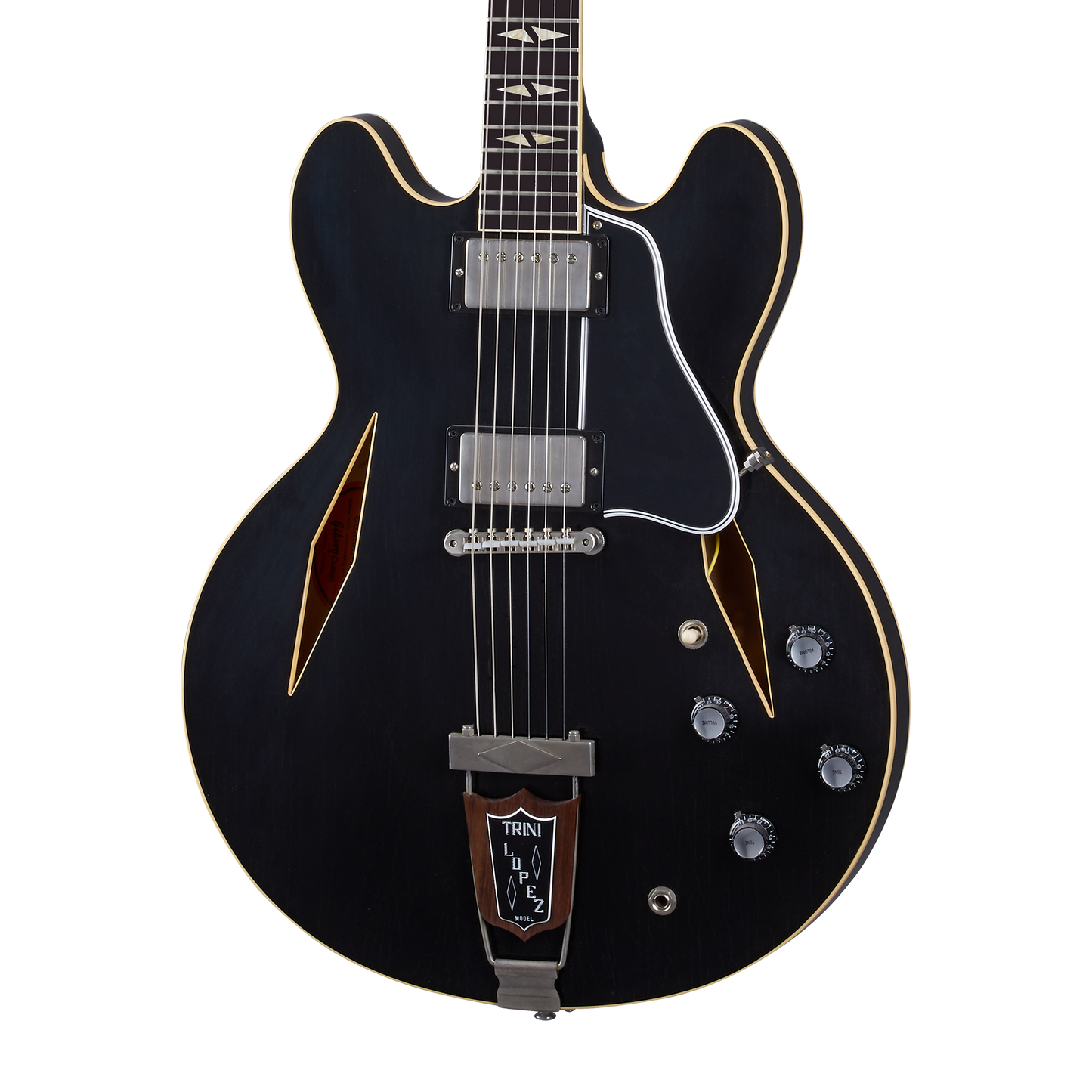 Gibson Custom 1964 Trini Lopez Standard Reissue, Ultra Light Aged, Ebony Electric Guitar Gibson Custom