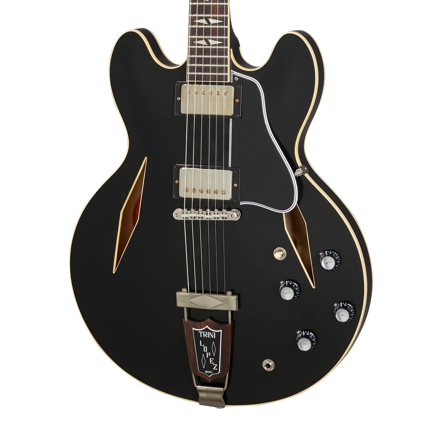 Gibson Custom 1964 Trini Lopez Standard Reissue, VOS, Ebony Electric Guitar Gibson Custom