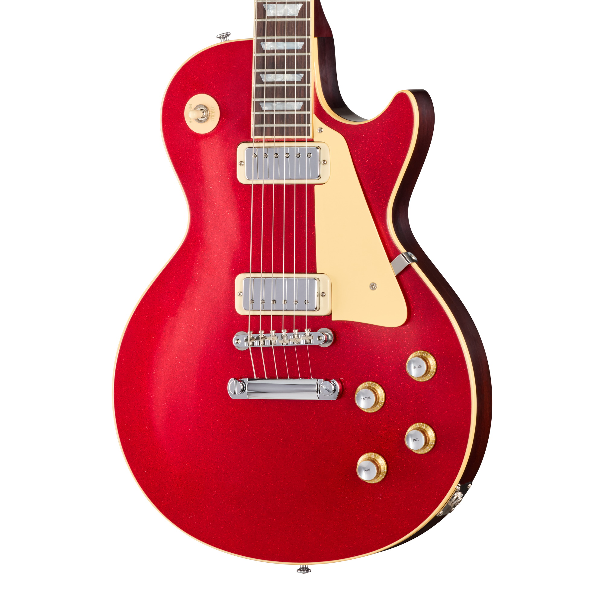 Gibson Custom LE 1976 Les Paul Deluxe Reissue, VOS, Red Sparkle Top