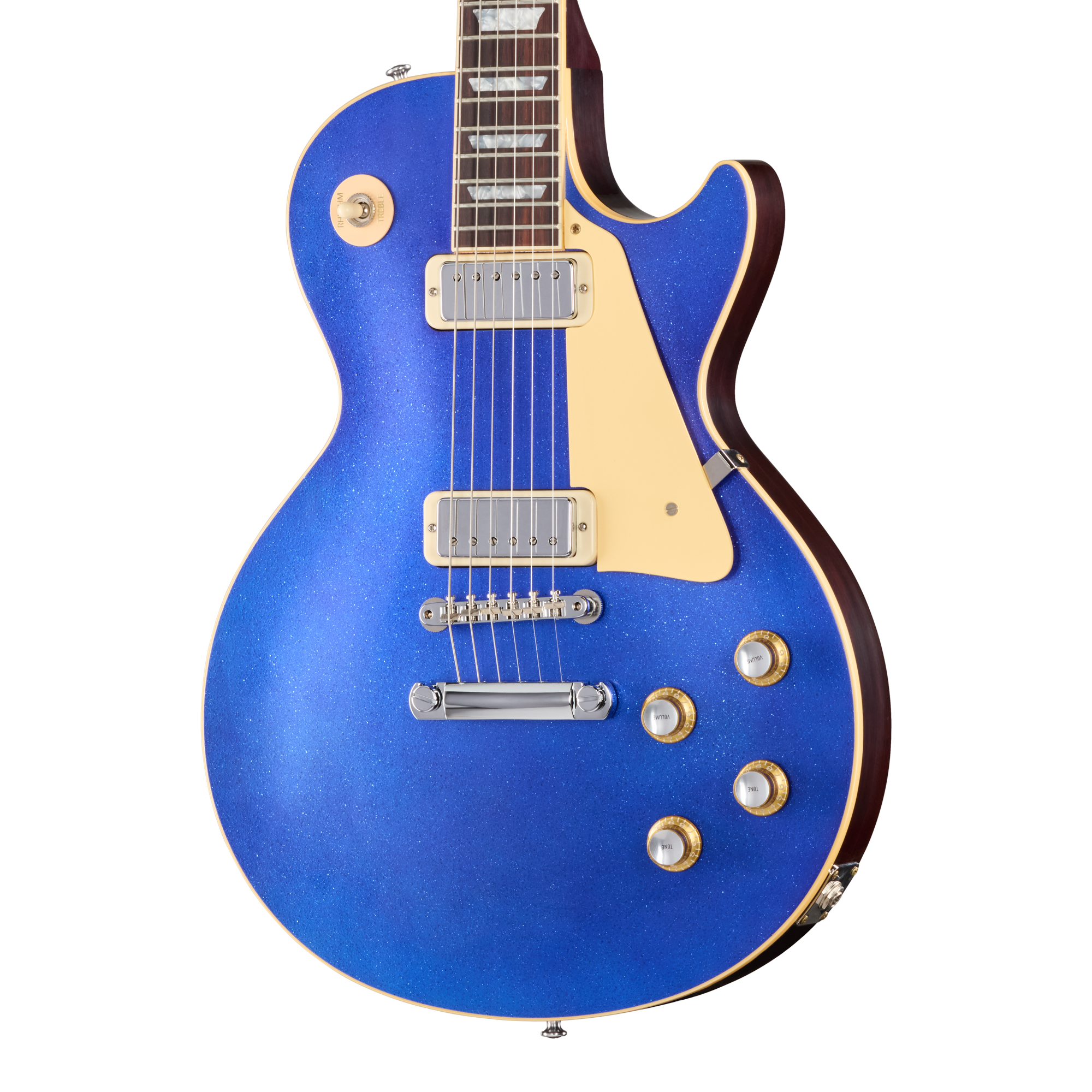 Gibson Custom LE 1976 Les Paul Deluxe Reissue, VOS, Blue Sparkle Top