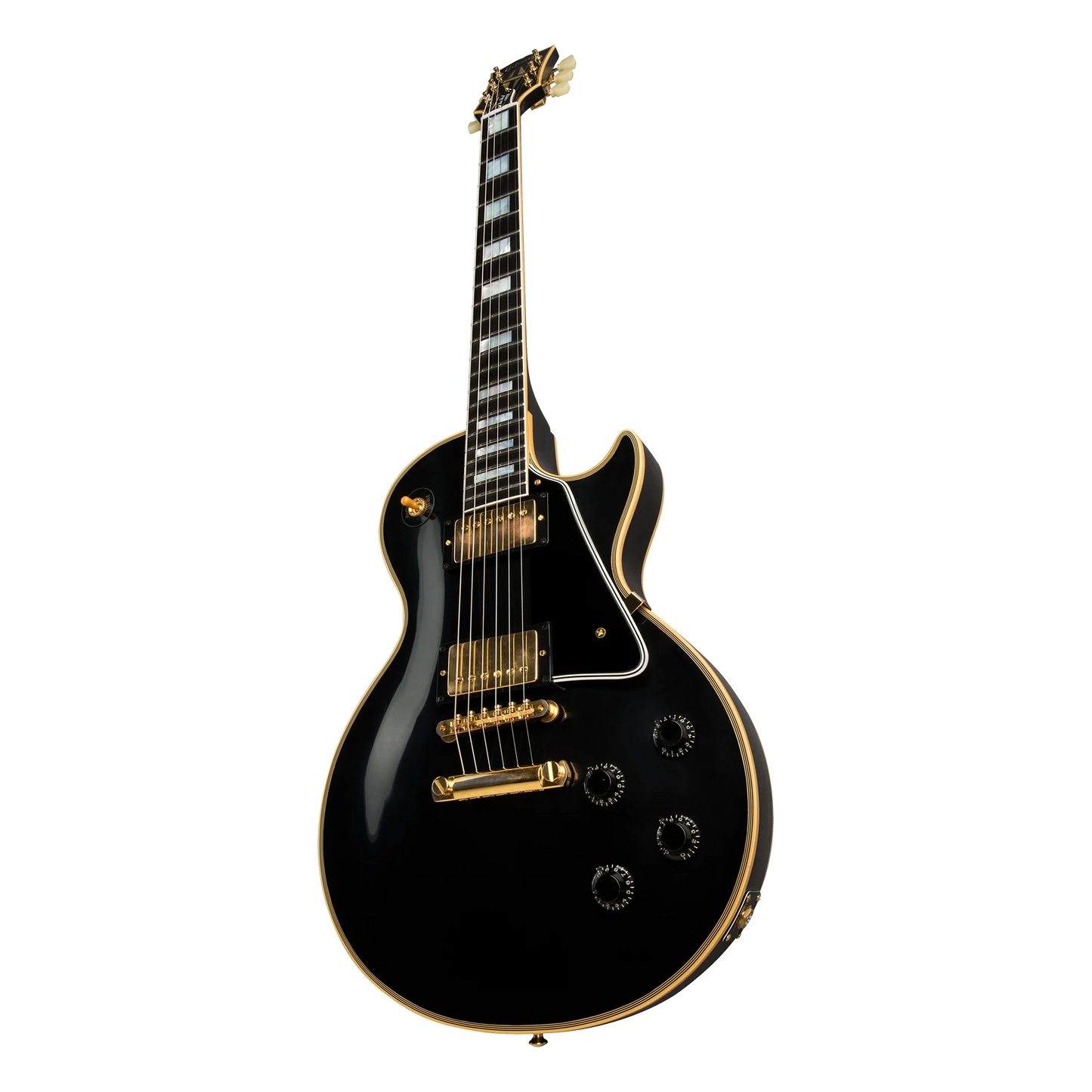 Gibson Custom 1957 Les Paul Custom Reissue, VOS, Ebony Electric Guitar Gibson Custom
