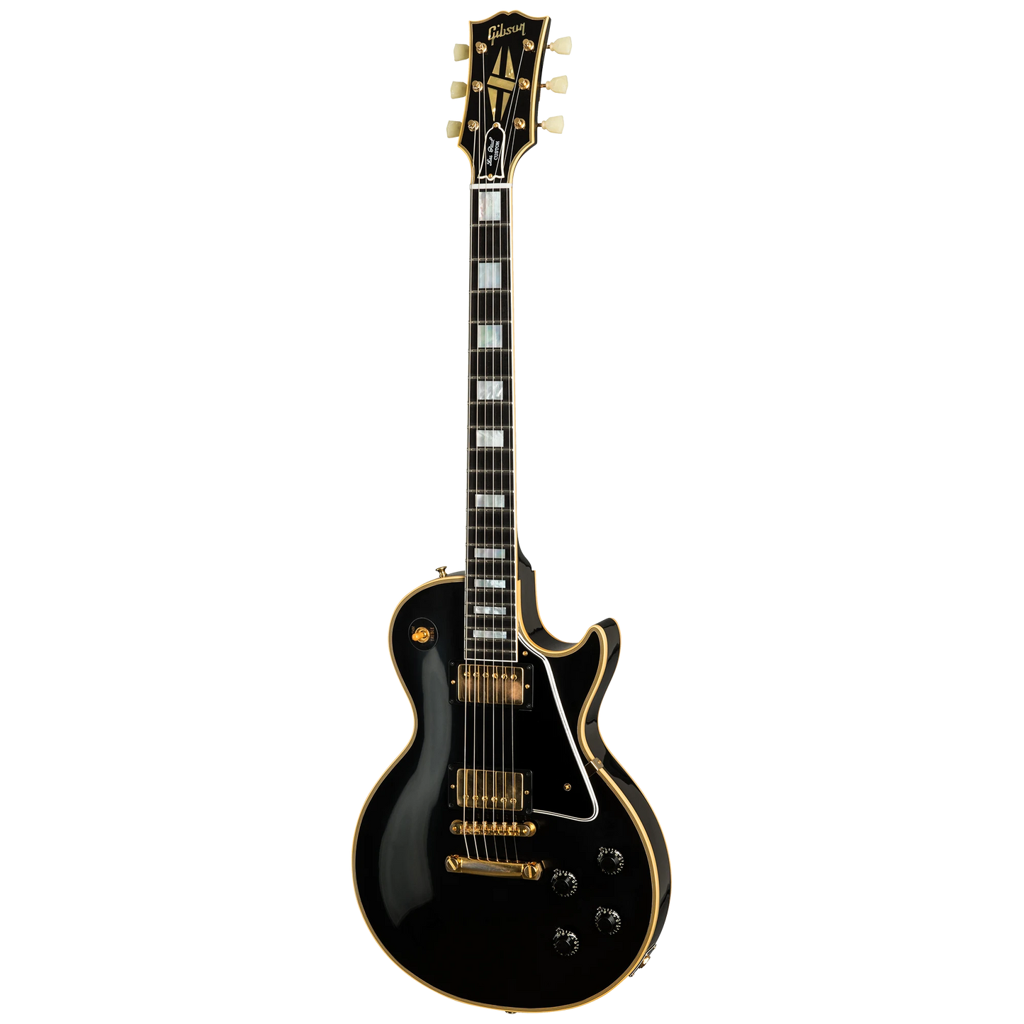 Gibson Custom 1957 Les Paul Custom Reissue, VOS, Ebony Electric Guitar Gibson Custom