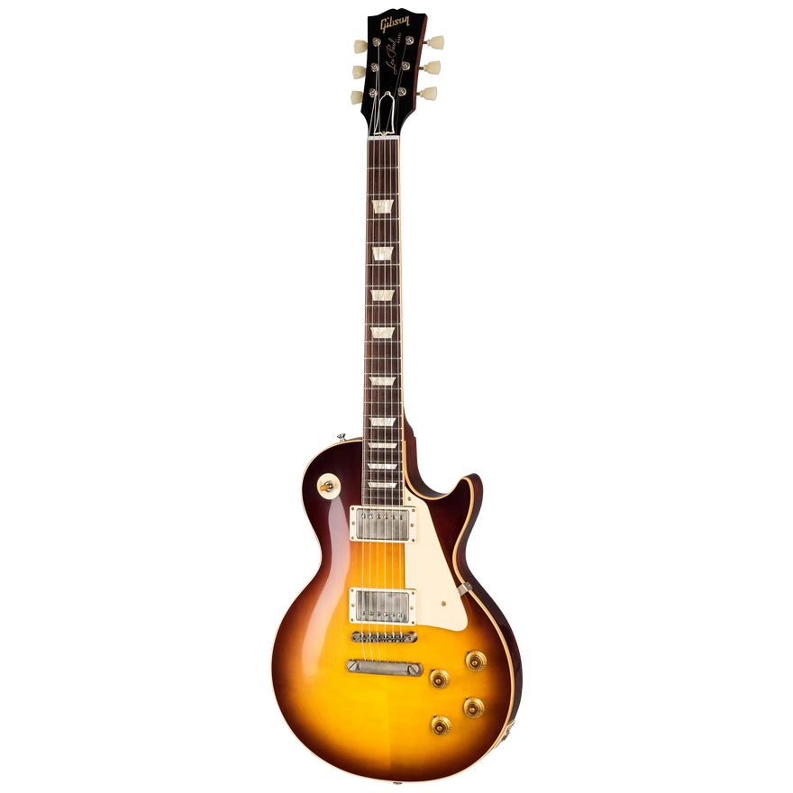Gibson Custom 1958 Les Paul Standard Reissue, VOS, Bourbon Burst Electric Guitar Gibson Custom