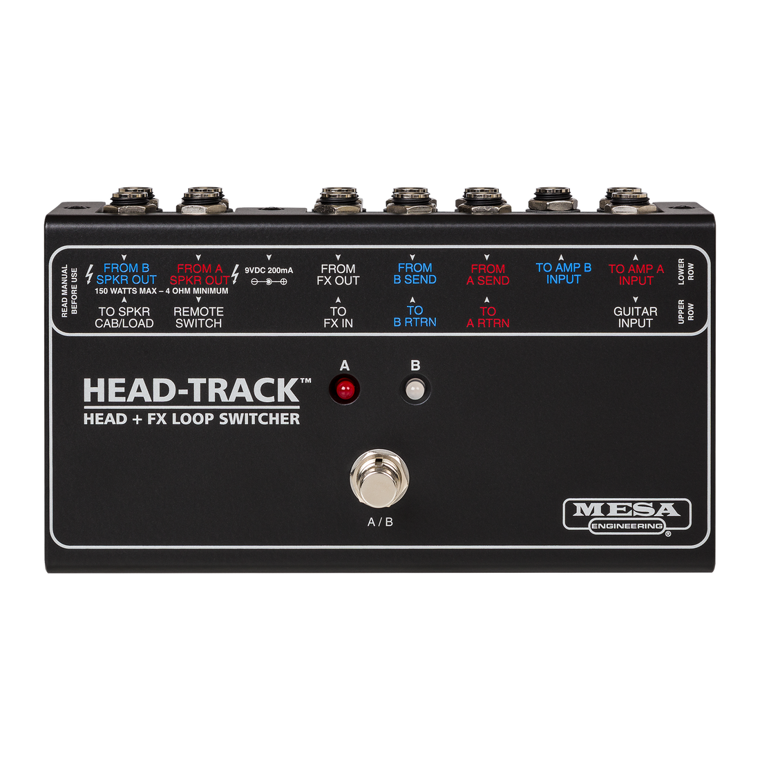 Head-Track Head & FX Loop Switcher Signal Management Mesa/Boogie
