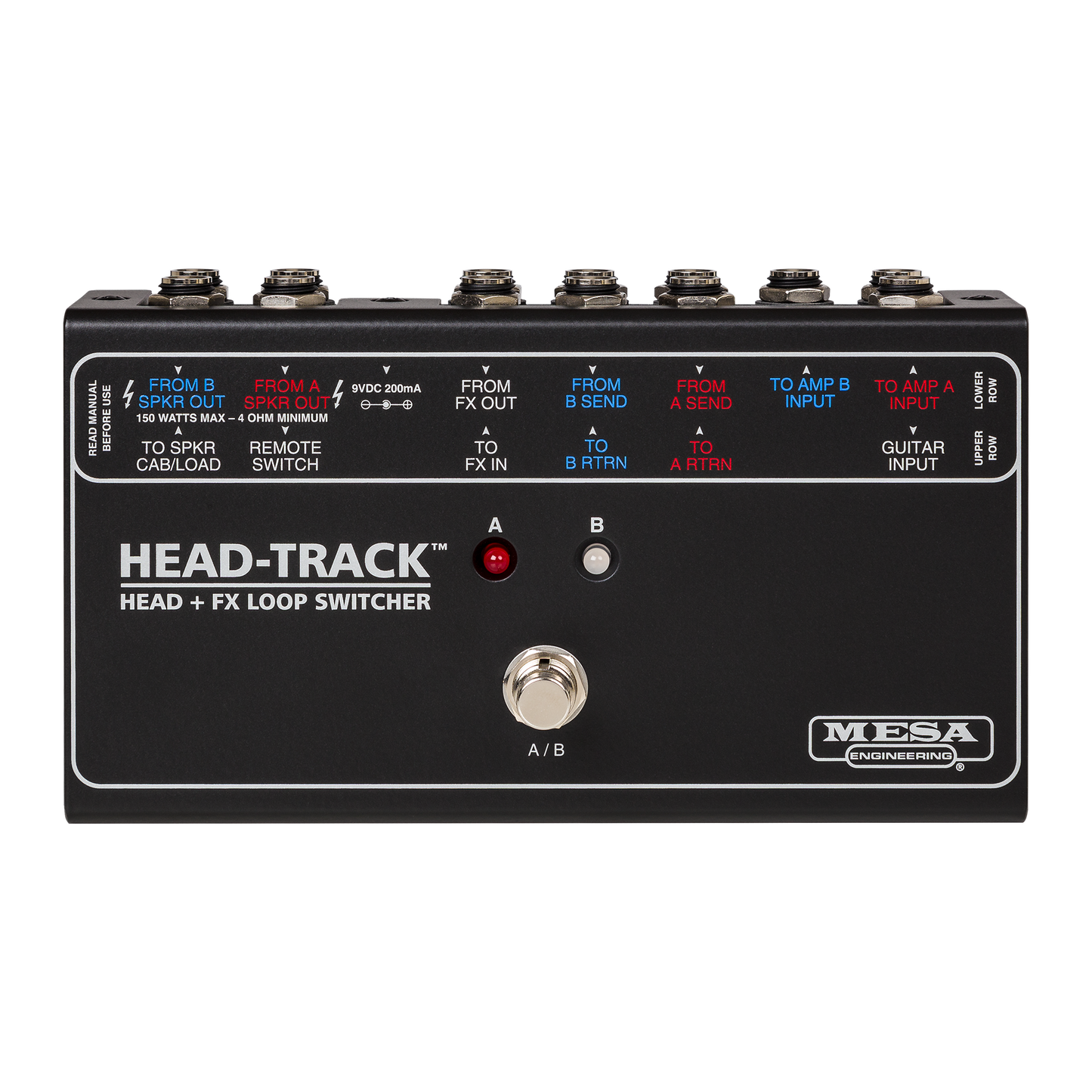 Head-Track Head & FX Loop Switcher Signal Management Mesa/Boogie