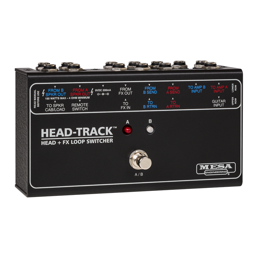 Head-Track Head & FX Loop Switcher Signal Management Mesa/Boogie